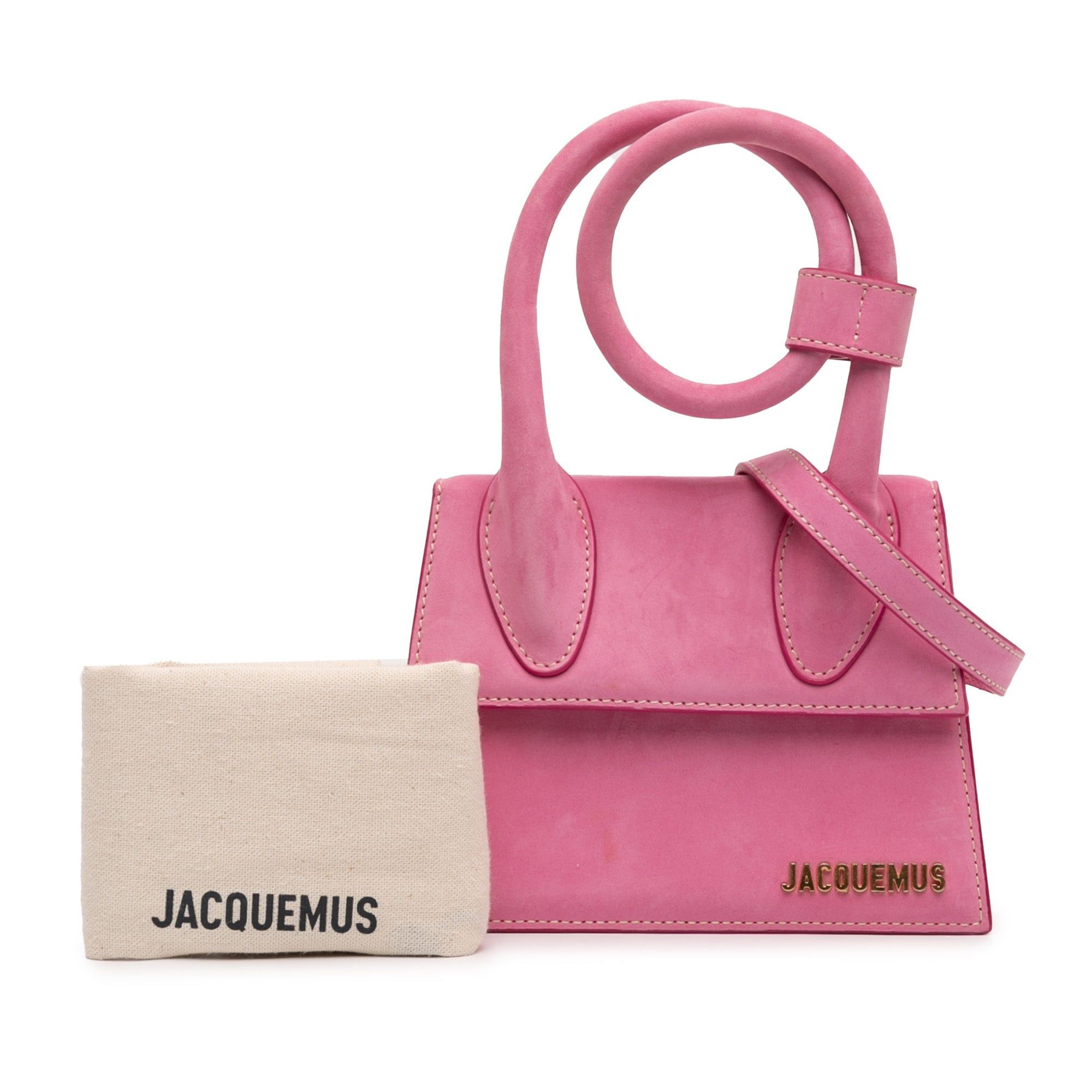 Jacquemus Nubuck Le Chiquito Noeud Size ONE SIZE - 12 Thumbnail