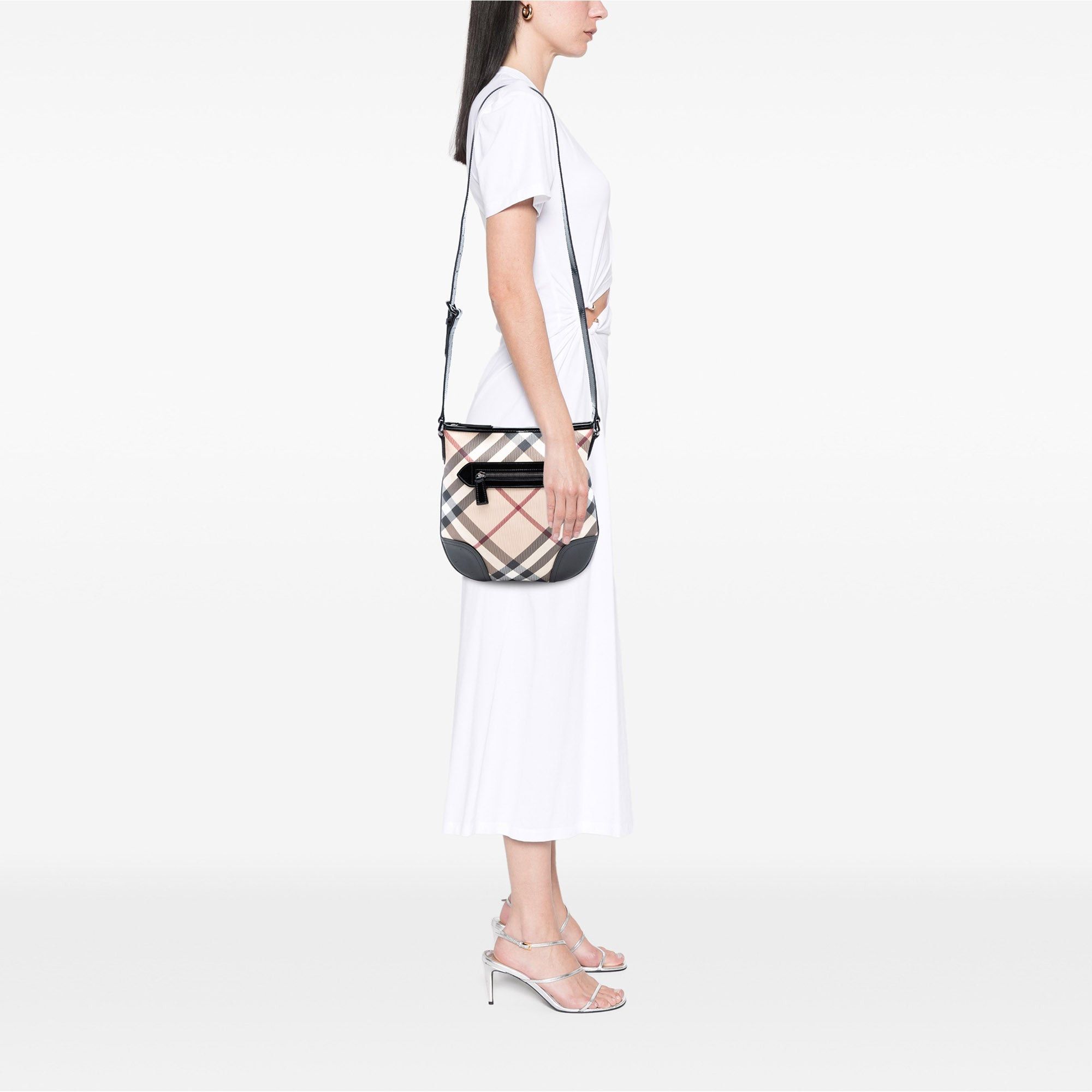 Burberry Supernova Check Coated Canvas Dryden Crossbody Size ONE SIZE - 7 Thumbnail