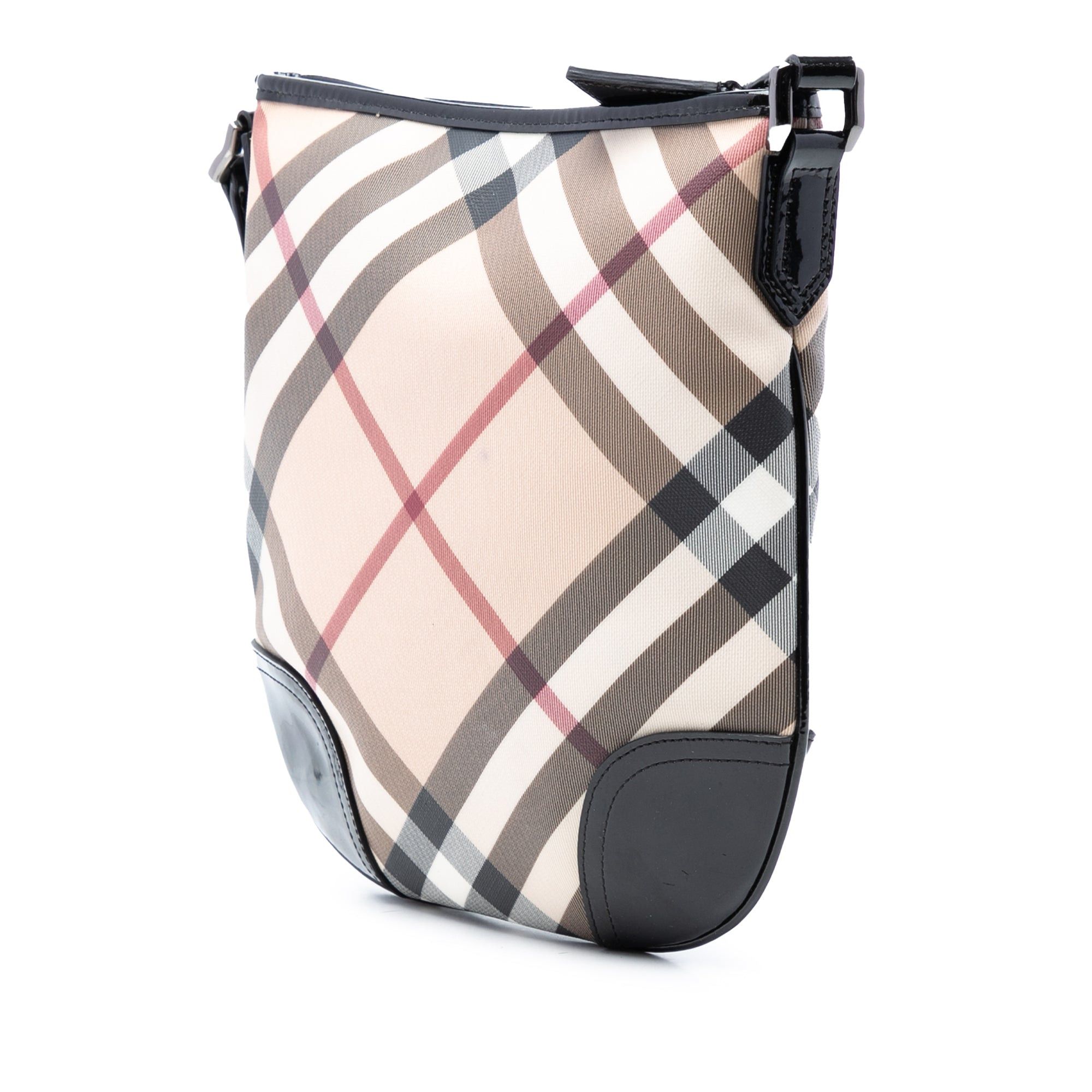 Burberry Supernova Check Coated Canvas Dryden Crossbody Size ONE SIZE - 2 Thumbnail
