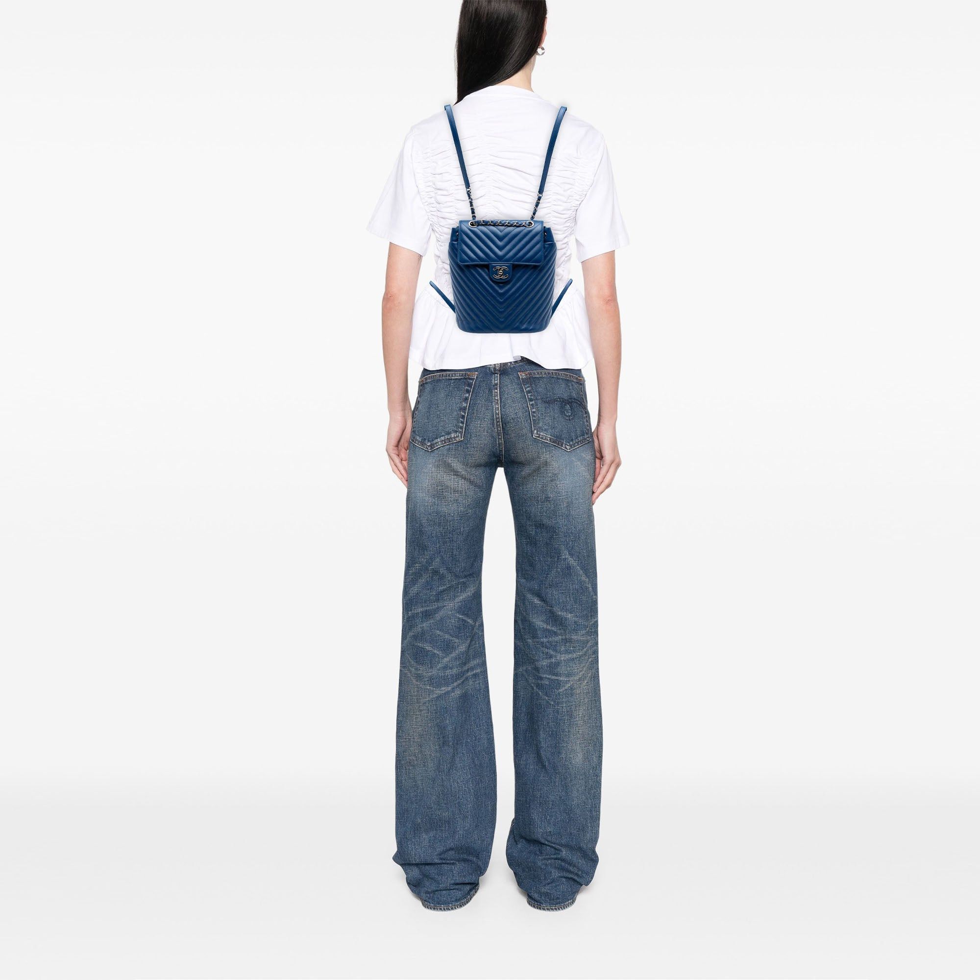 Chanel Small Chevron Calfskin Urban Spirit Backpack Size ONE SIZE - 6 Thumbnail