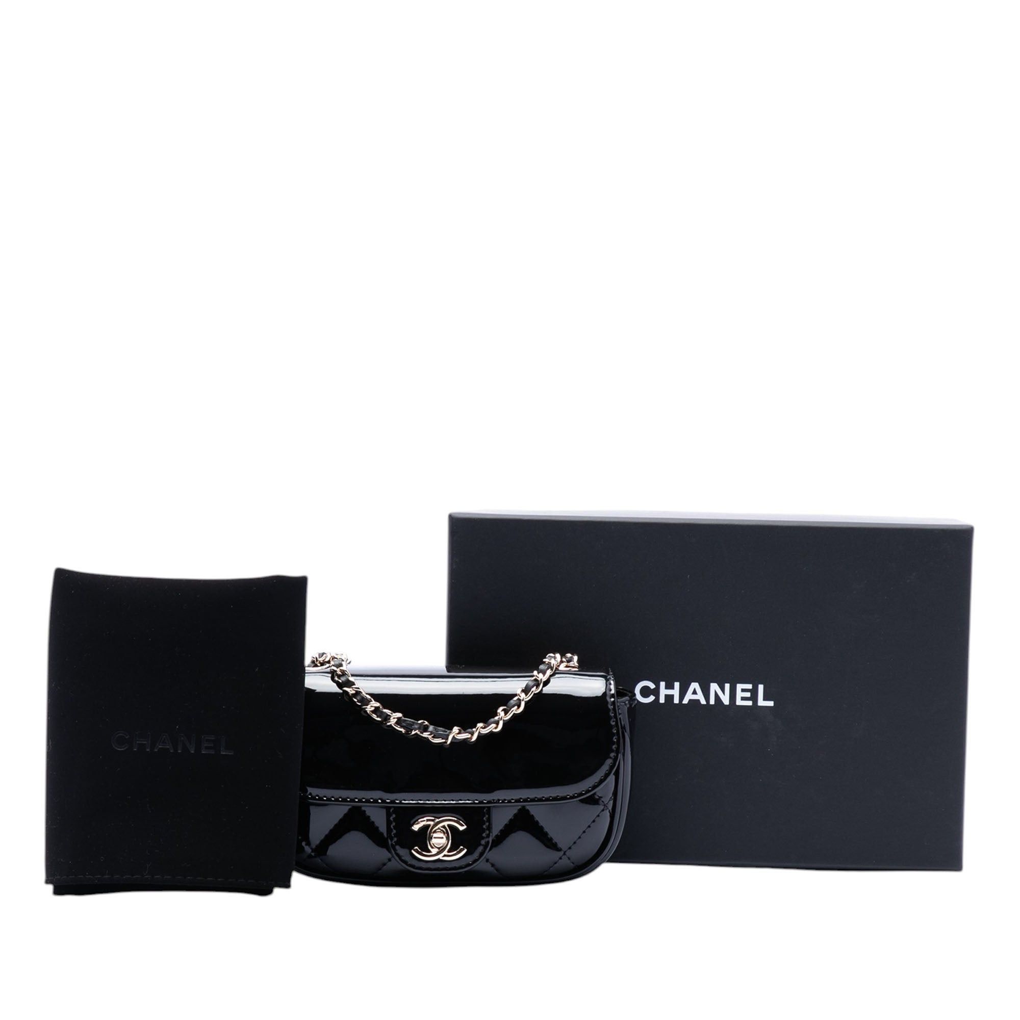 Chanel Mini CC Quilted Patent Single Flap Size ONE SIZE - 7 Thumbnail