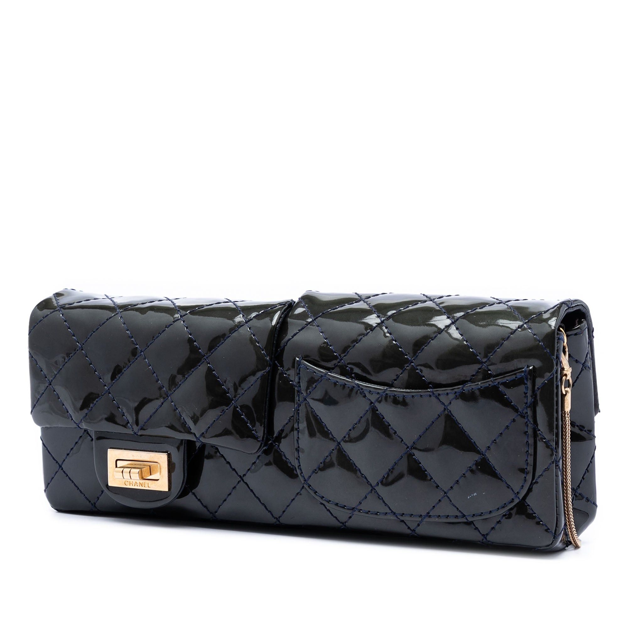 Chanel Quilted Patent Reissue 2.55 Reversible Chain Flap Size ONE SIZE - 2 Thumbnail