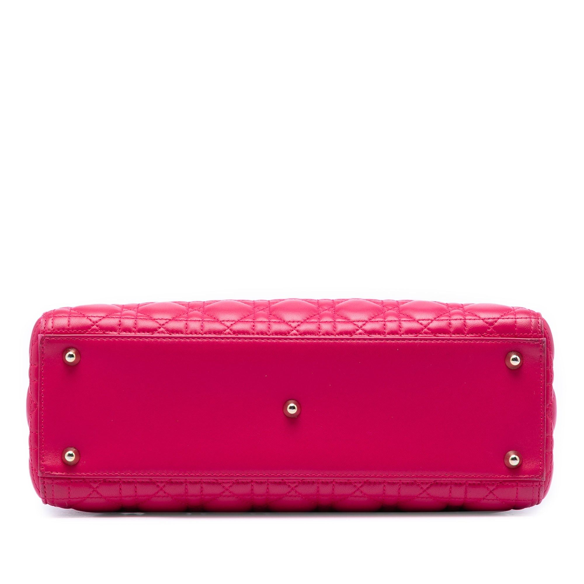 Dior Large Lambskin Cannage Lady Dior Size ONE SIZE - 3 Thumbnail