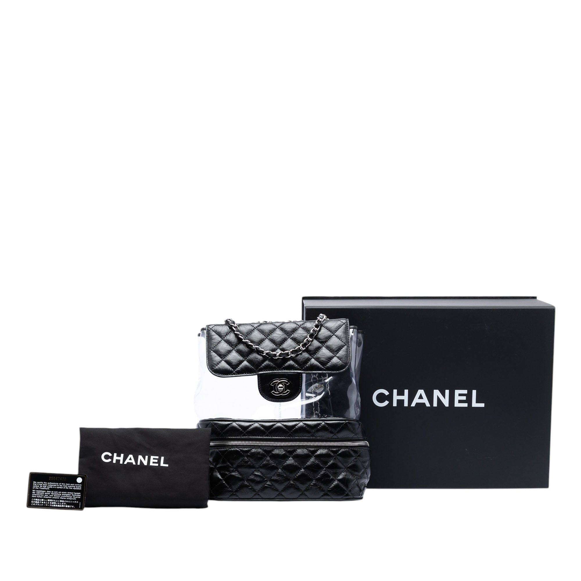 Chanel Quilted Lambskin and PVC Aquarium Shoulder Bag Size ONE SIZE - 9 Thumbnail