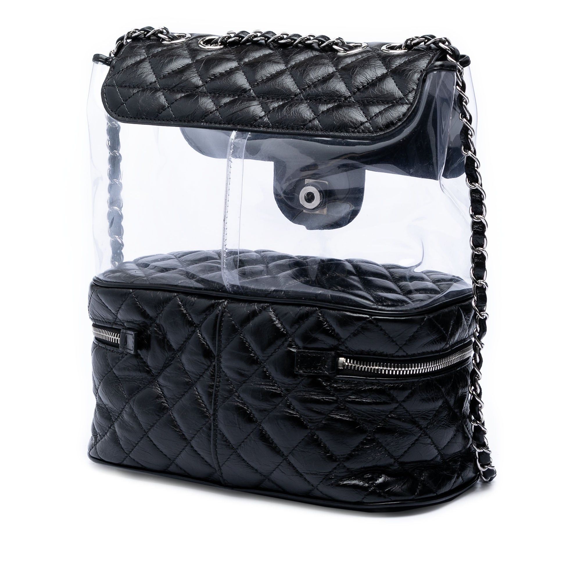 Chanel Quilted Lambskin and PVC Aquarium Shoulder Bag Size ONE SIZE - 2 Thumbnail