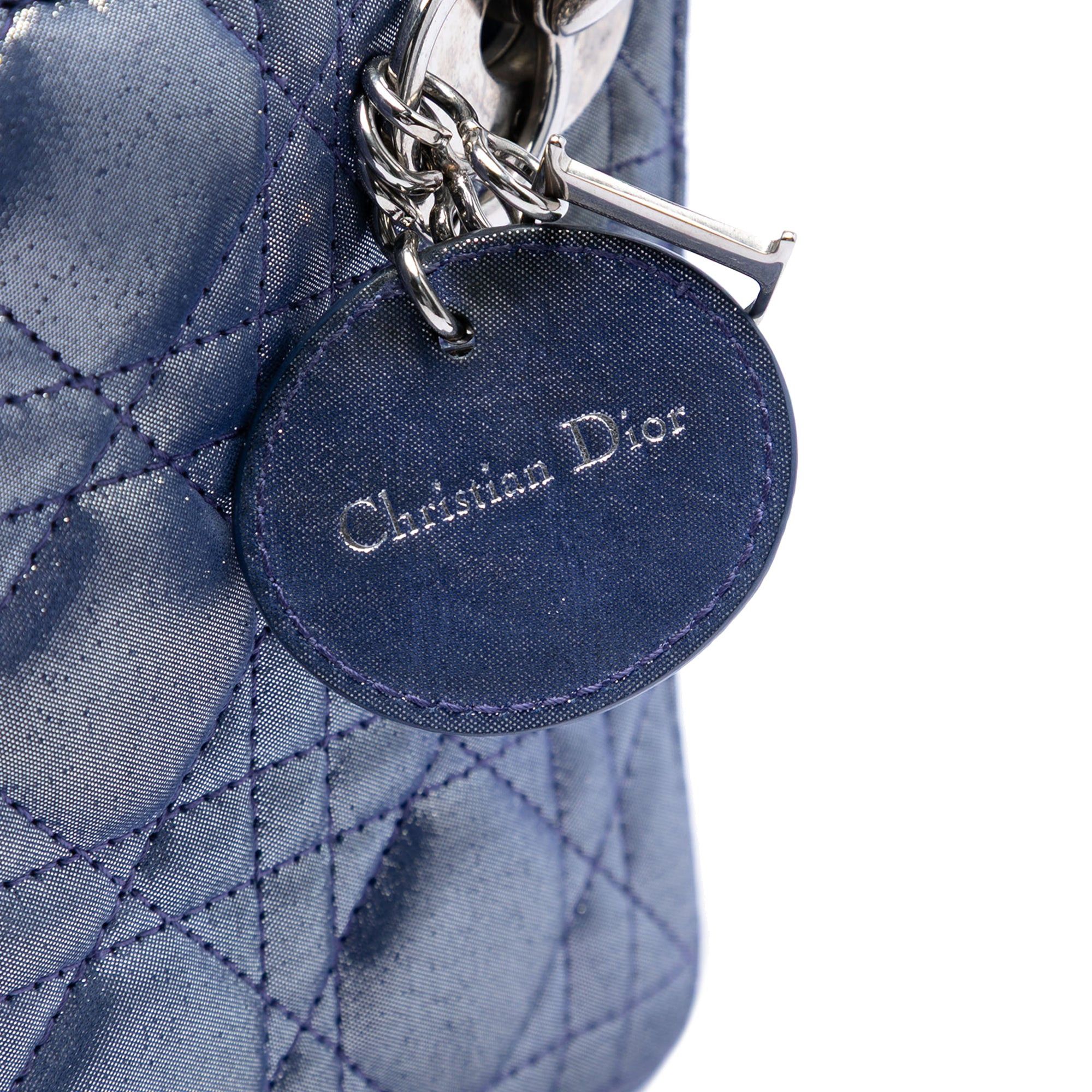 Dior Mini Iridescent Lambskin Cannage Lady Dior Size ONE SIZE - 5 Thumbnail