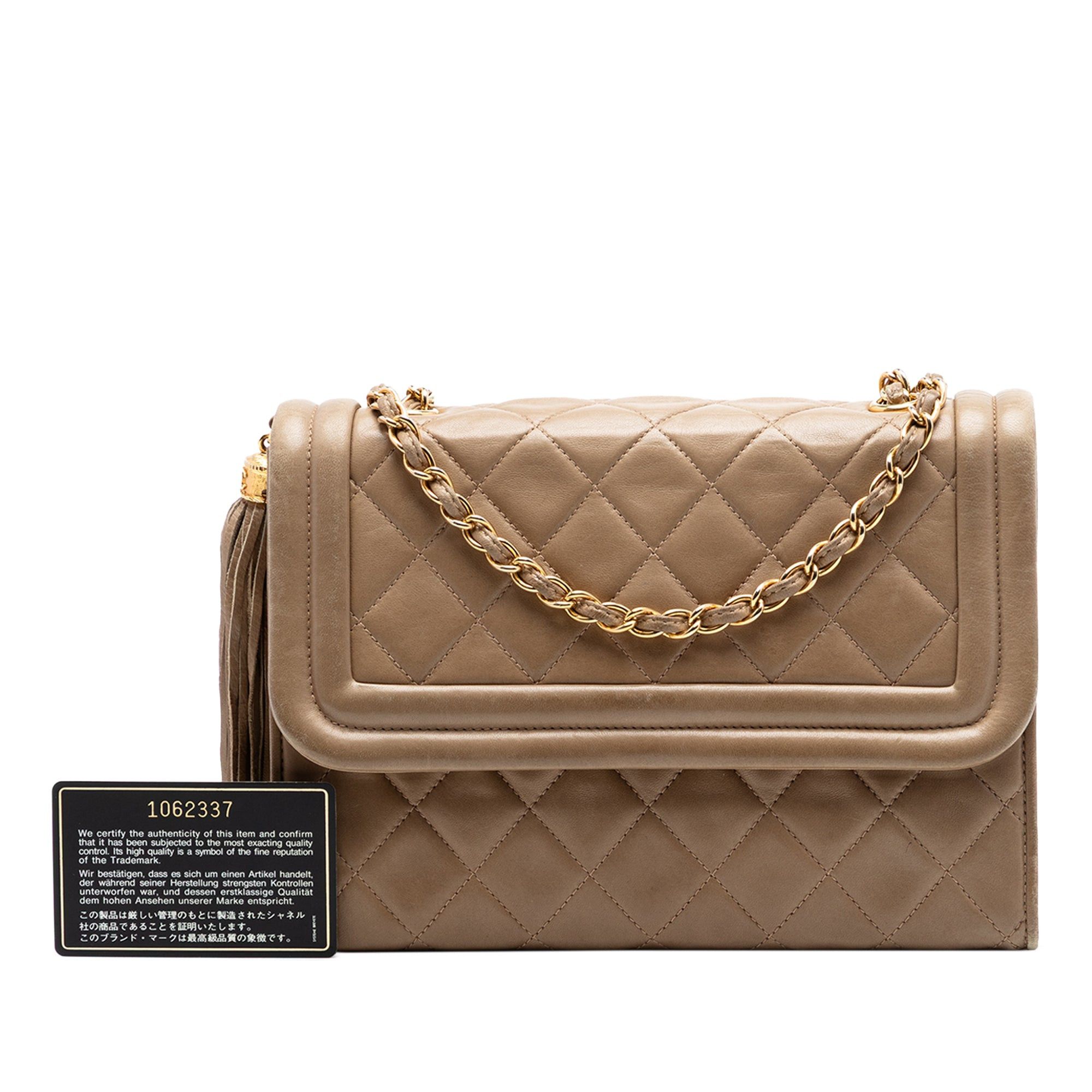 Chanel Quilted Lambskin Tassel Flap Size ONE SIZE - 7 Thumbnail