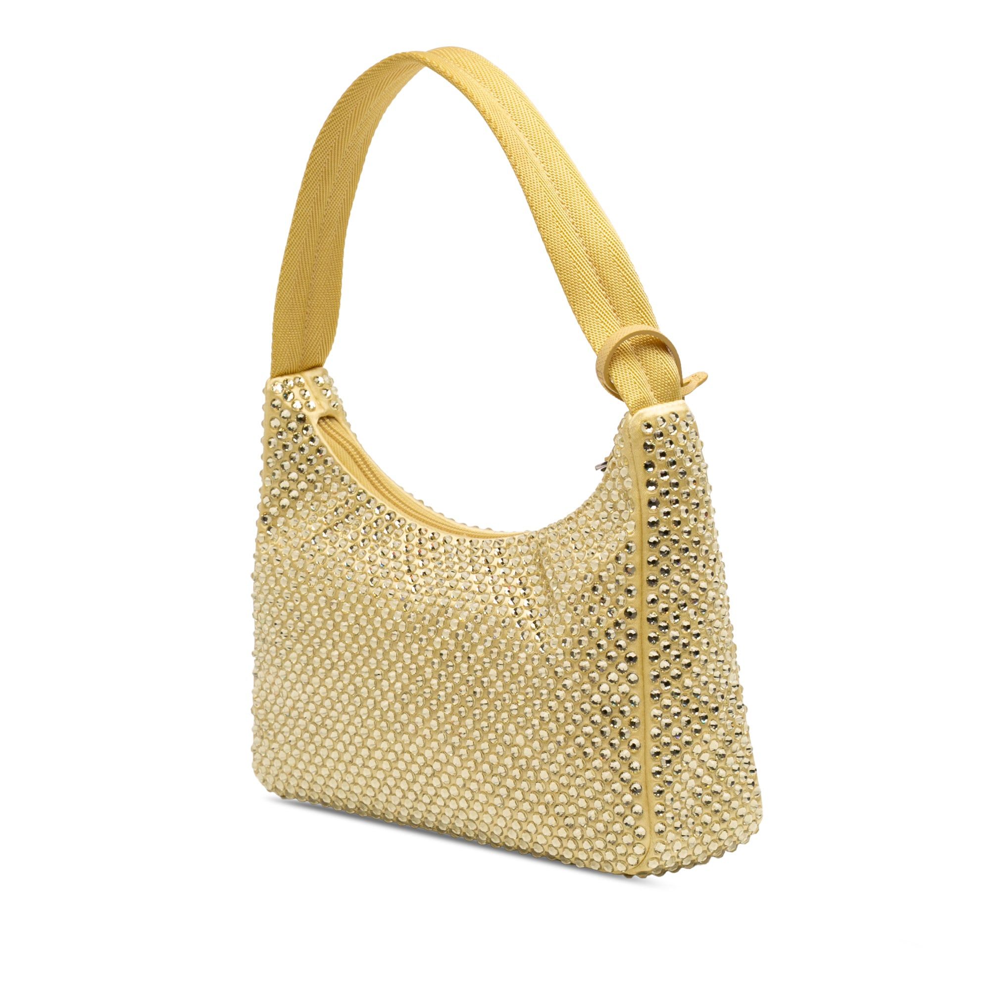 Prada Mini Satin Crystal Re Edition 2000 Shoulder Bag Size ONE SIZE - 2 Thumbnail