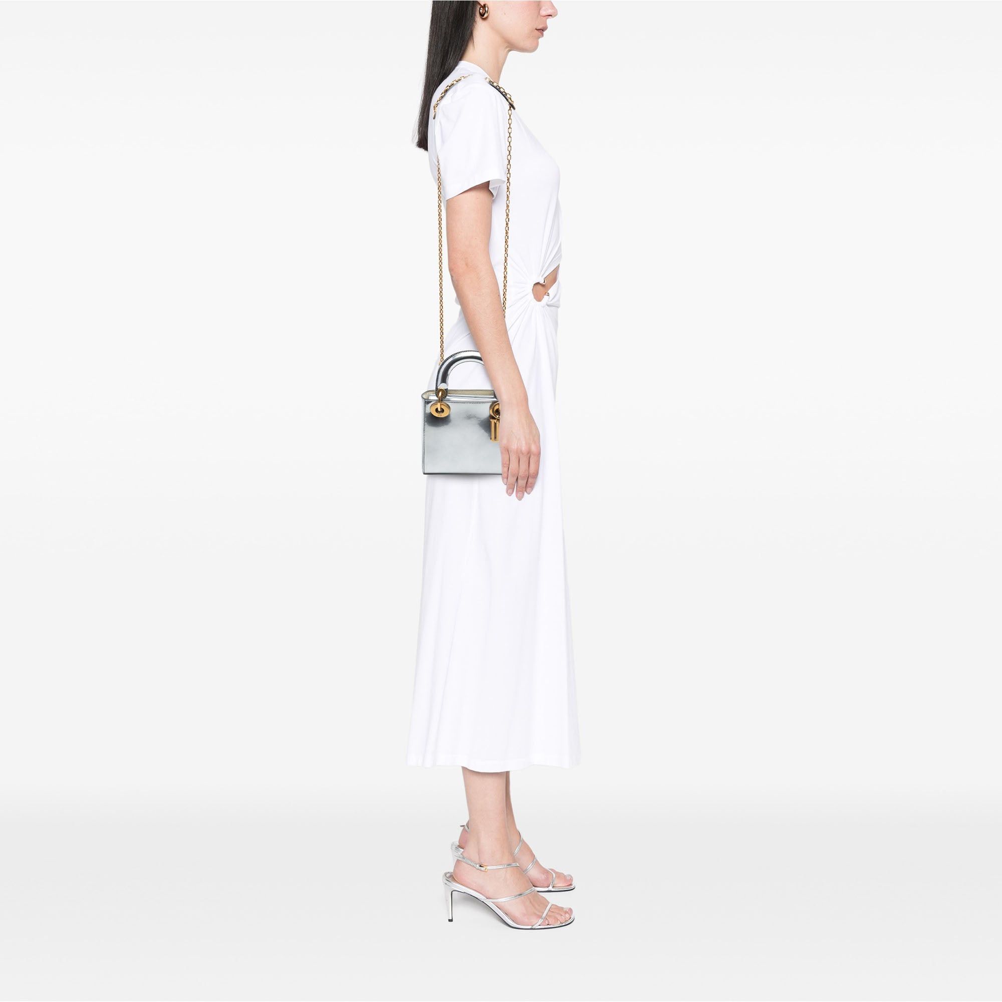 Dior Mini Metallic Patent Lady Dior Size ONE SIZE - 6 Thumbnail