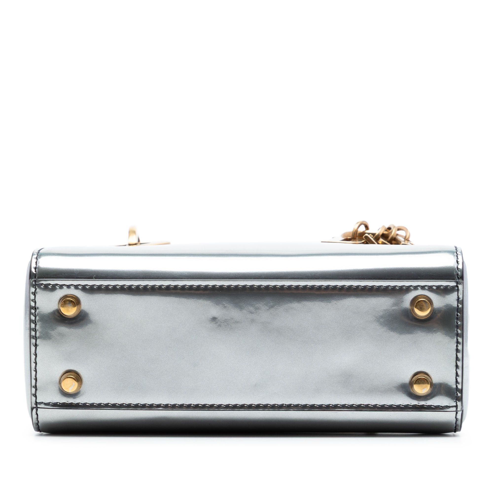 Dior Mini Metallic Patent Lady Dior Size ONE SIZE - 3 Thumbnail