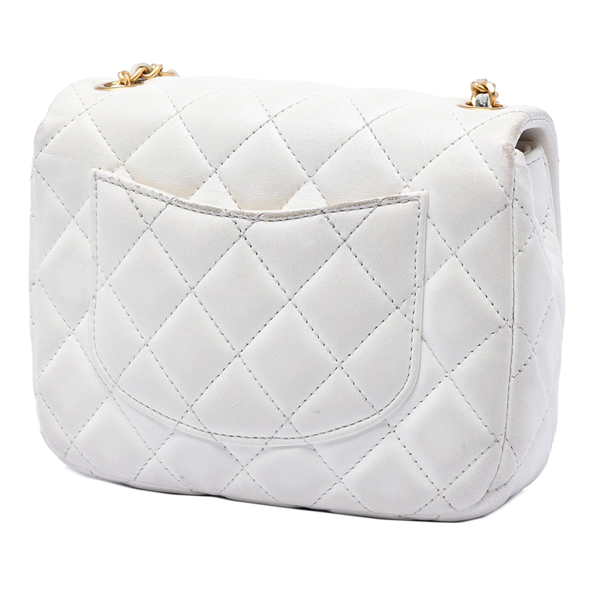 Chanel Mini Square Classic Lambskin Enamel Coco Hearts Single Flap Size ONE SIZE - 2 Thumbnail