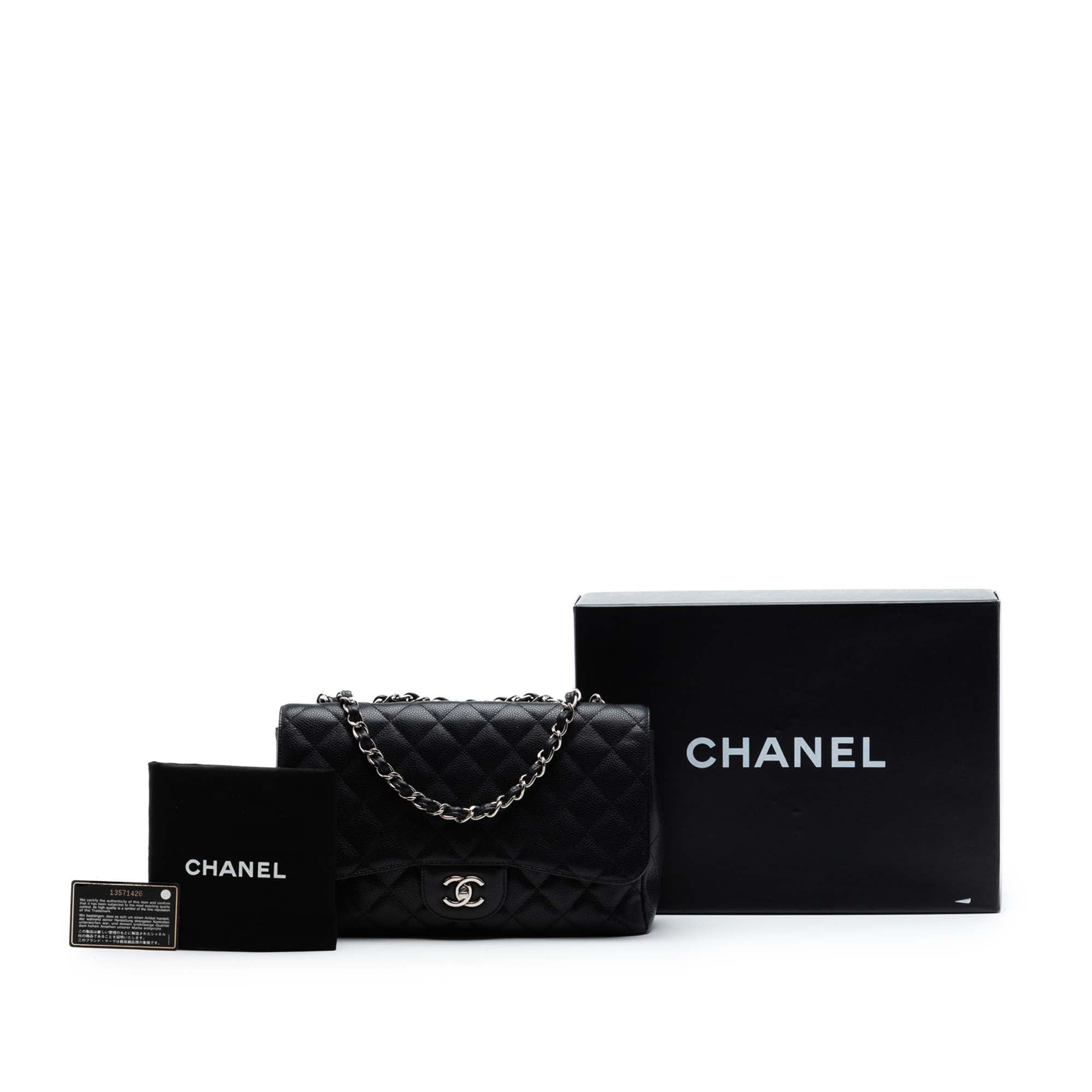 Chanel Jumbo Classic Caviar Single Flap Size ONE SIZE - 7 Thumbnail