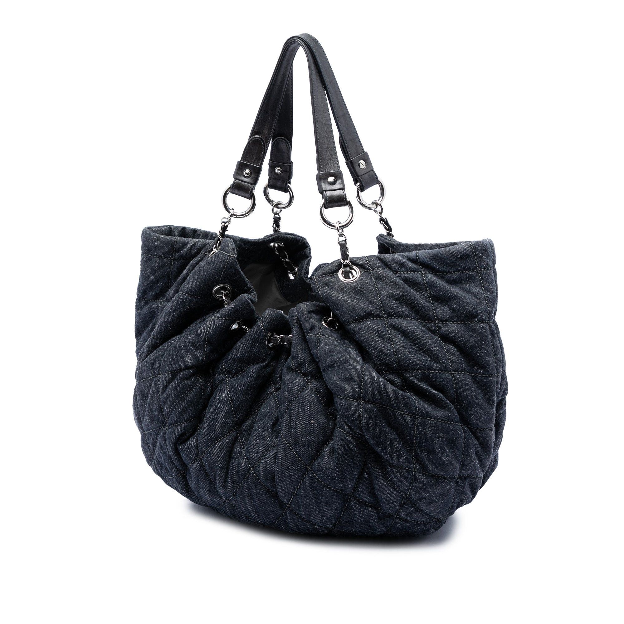 Chanel Quilted Denim Stretch Spirit Cabas Tote Size ONE SIZE - 2 Thumbnail