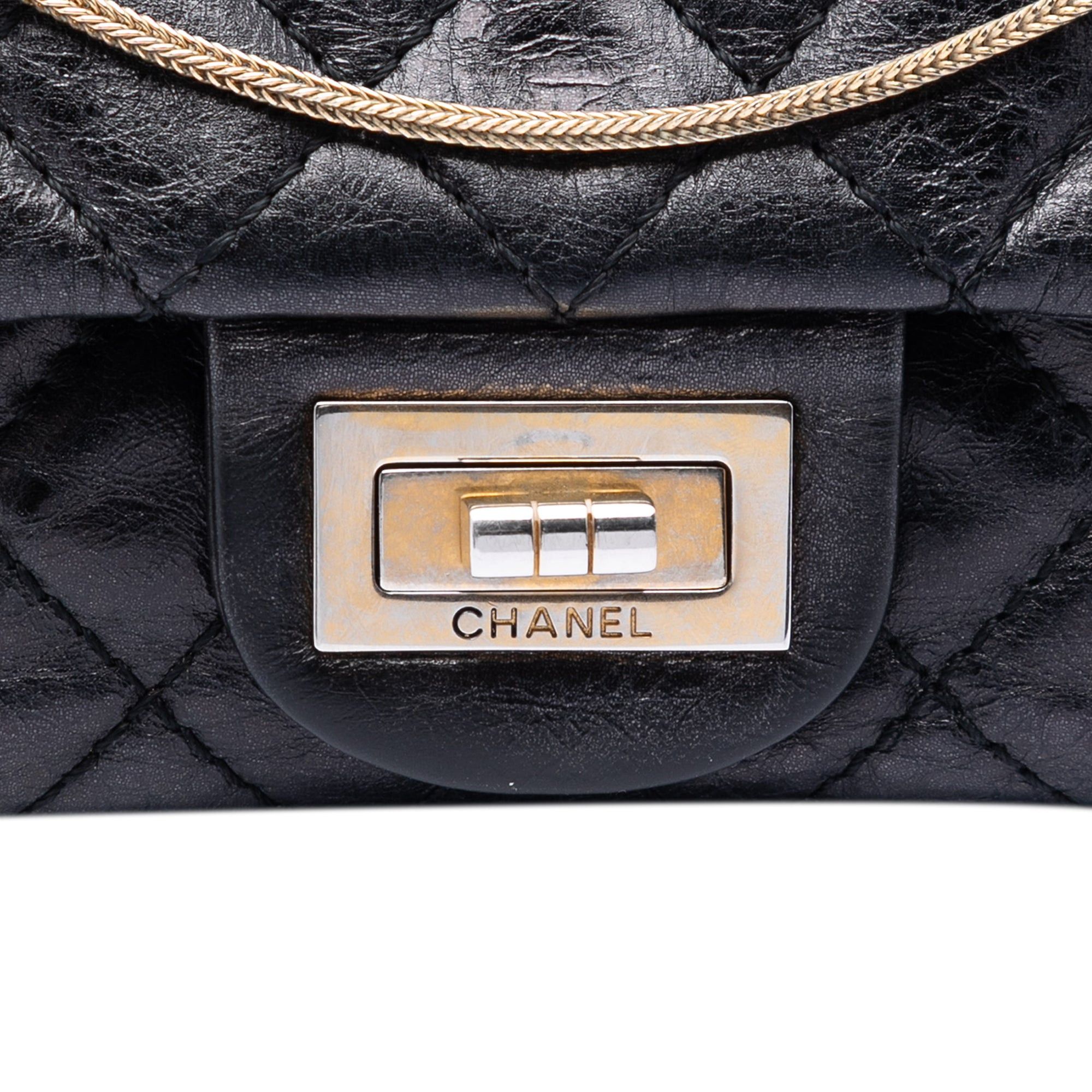 Chanel Quilted Glazed Calfskin Reissue 2.55 East West Flap Size ONE SIZE - 5 Thumbnail