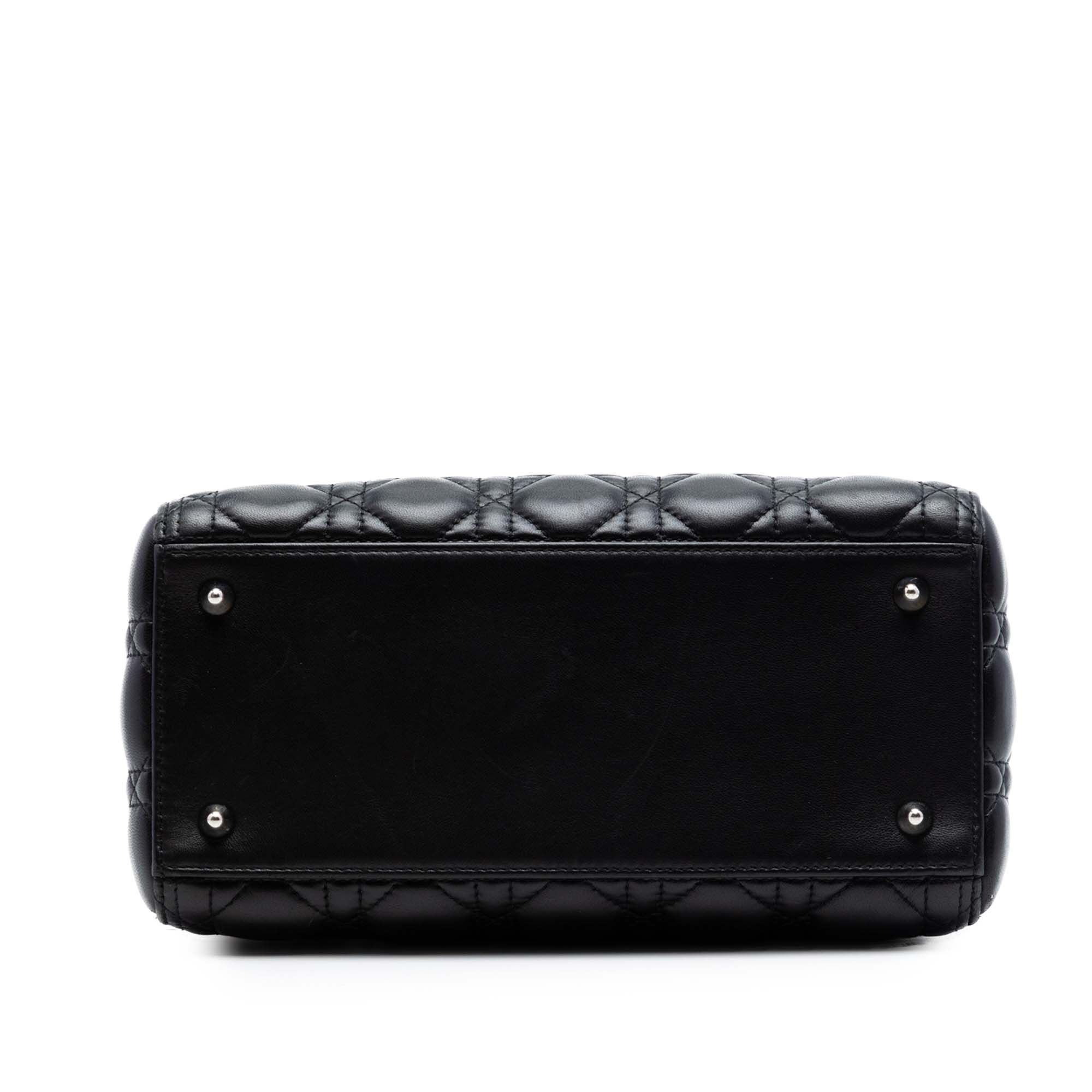 Dior Medium Lambskin Cannage Lady Dior Size ONE SIZE - 3 Thumbnail