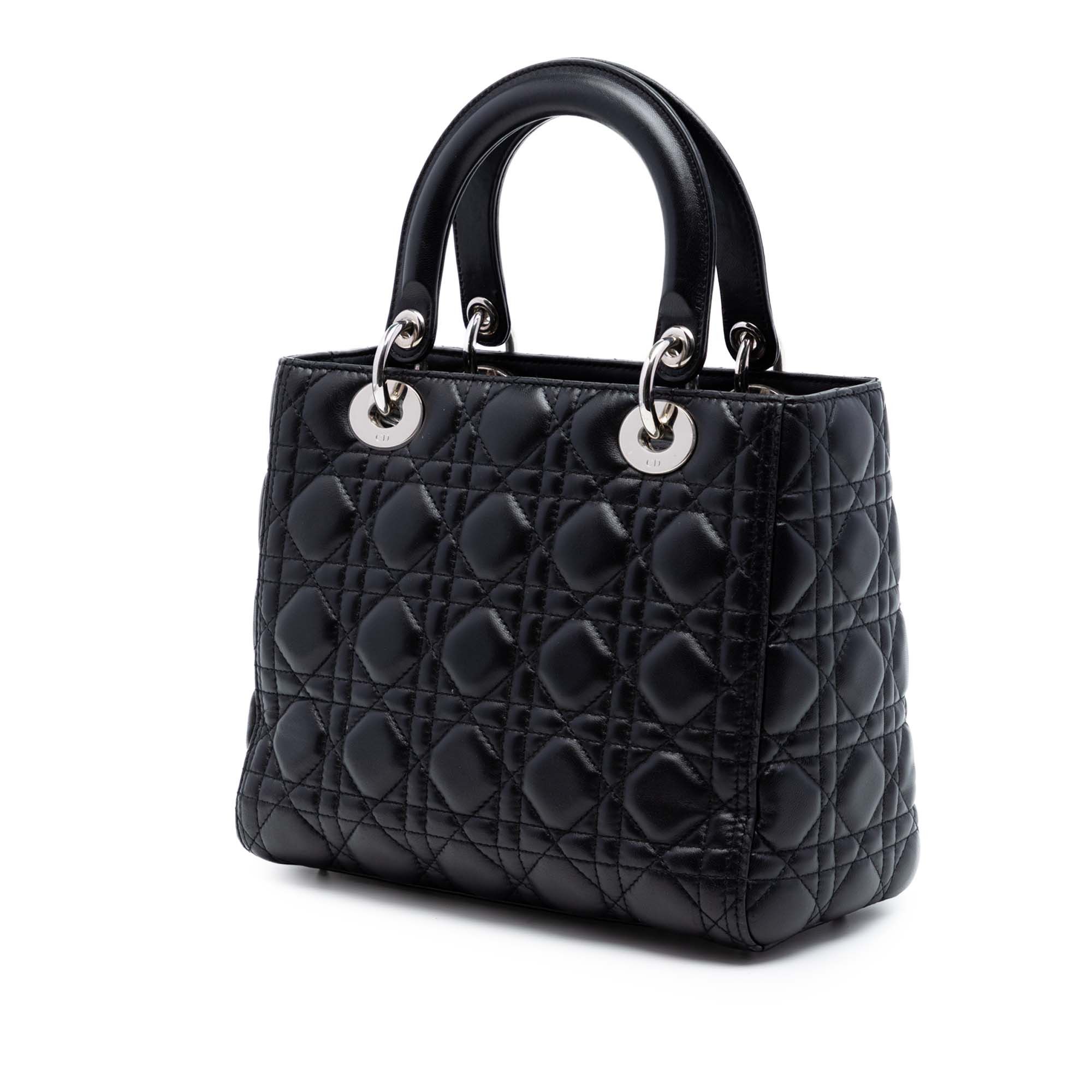Dior Medium Lambskin Cannage Lady Dior Size ONE SIZE - 2 Thumbnail