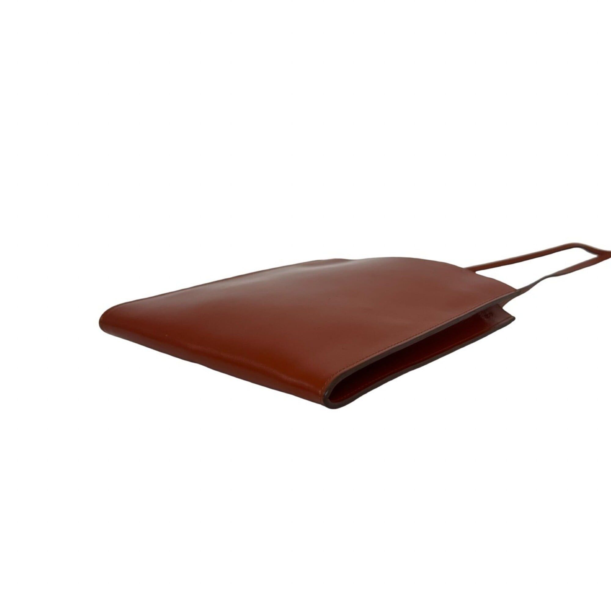 Hermes Hermes Omenitou Vintage Leather Shoulder Bag Mini Pouch Sacoche Brown 26741 Size ONE SIZE - 8 Thumbnail
