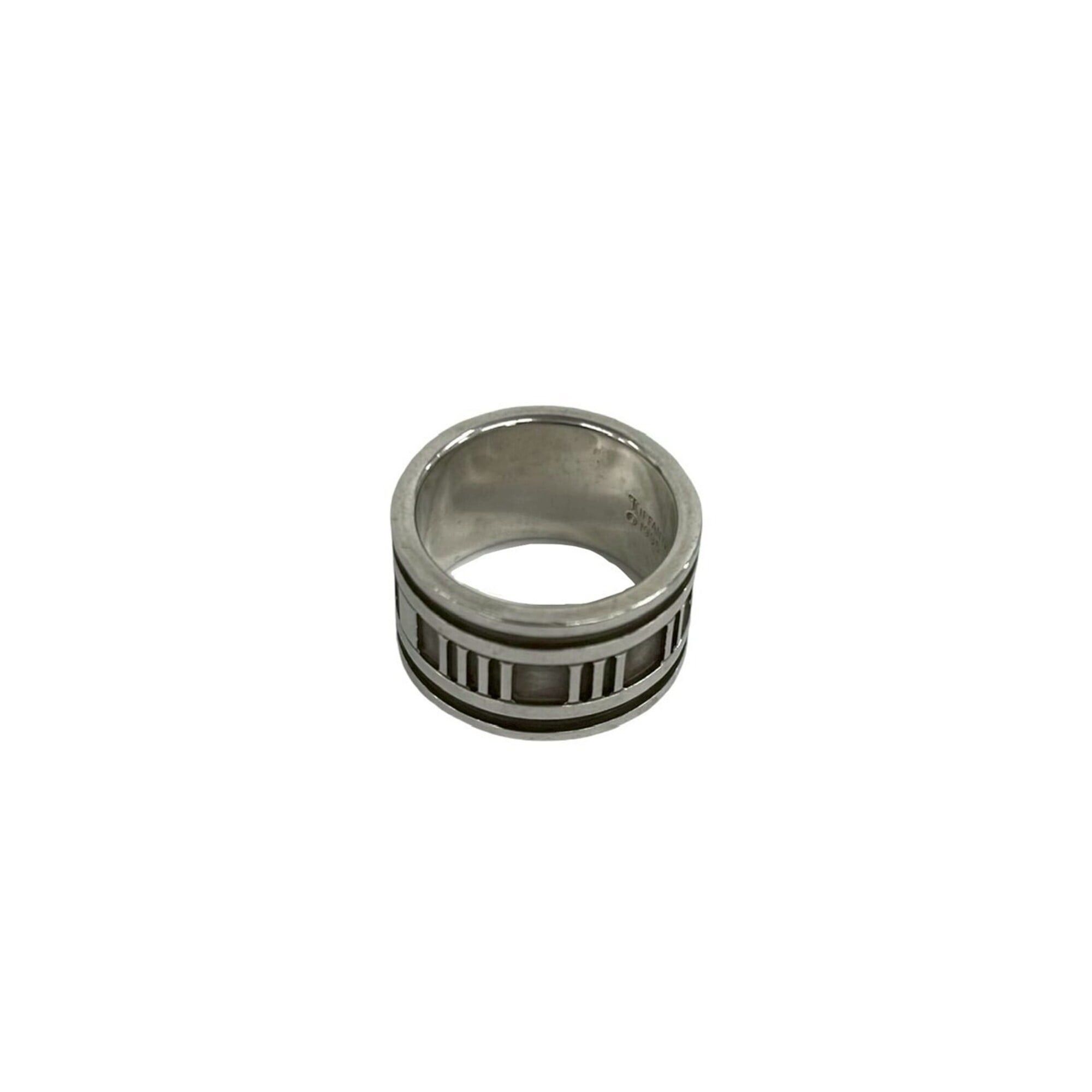Tiffany & Co. TIFFANY&Co. Tiffany Wide Atlas Ring, Sterling Silver 925, Men's and Women's Accessory, Silver, 28017 Size ONE SIZE - 5 Thumbnail