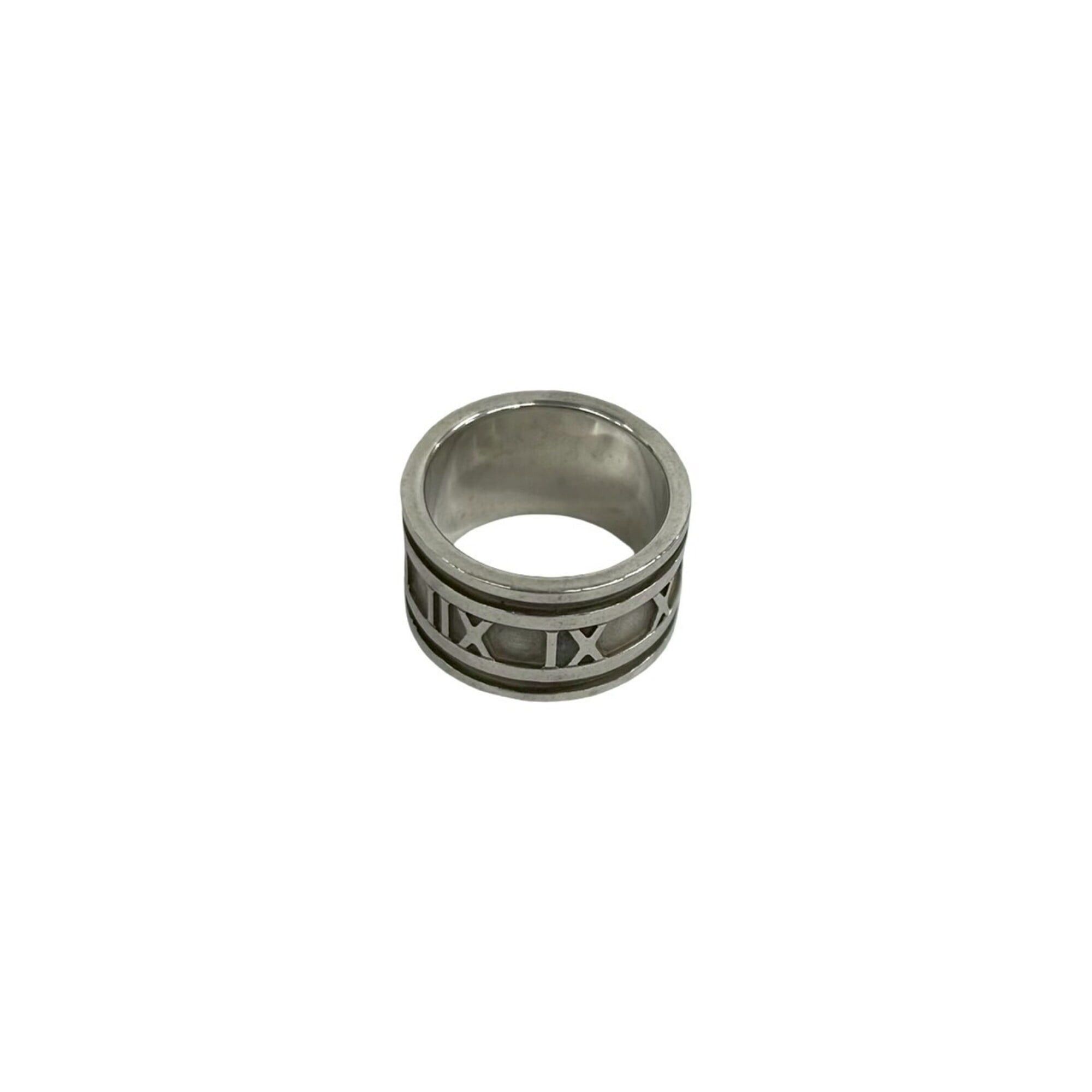Tiffany & Co. TIFFANY&Co. Tiffany Wide Atlas Ring, Sterling Silver 925, Men's and Women's Accessory, Silver, 28017 Size ONE SIZE - 4 Thumbnail