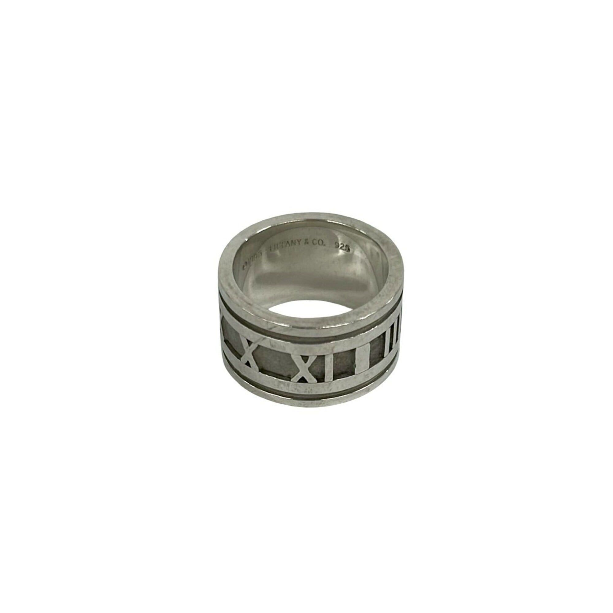 Tiffany & Co. TIFFANY&Co. Tiffany Vintage Wide Atlas Ring, Sterling Silver 925, Accessory, Women's/Men's, 27883 Size ONE SIZE - 4 Thumbnail