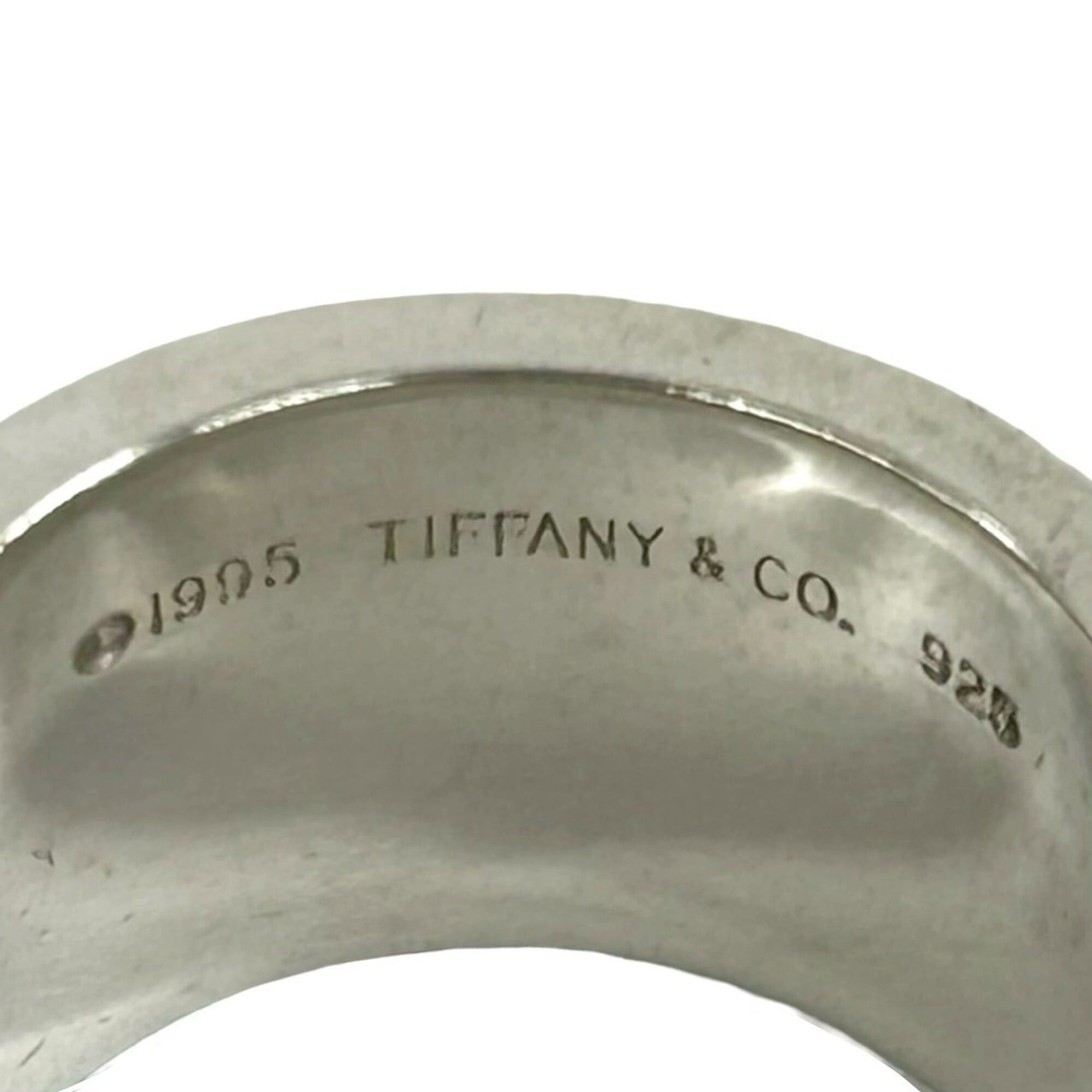 Tiffany & Co. TIFFANY&Co. Tiffany Vintage Wide Atlas Ring, Sterling Silver 925, Accessory, Women's/Men's, 27883 Size ONE SIZE - 3 Thumbnail
