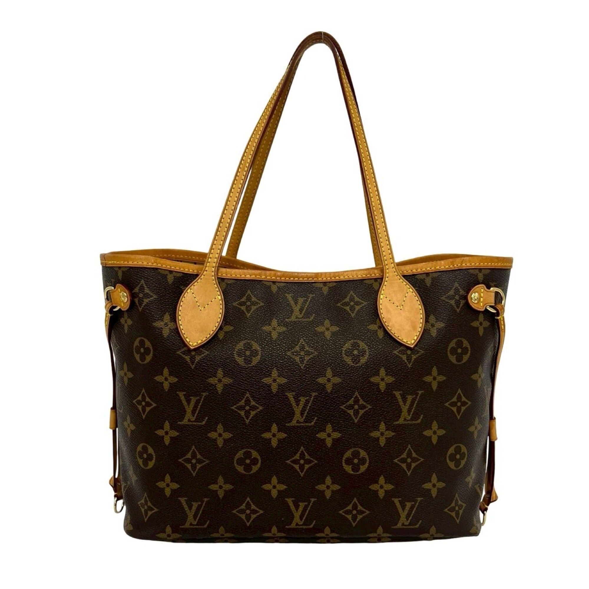Louis Vuitton LOUIS VUITTON Neverfull PM Monogram Leather Tote Bag Handbag Brown 19971 Size ONE SIZE - 3 Thumbnail