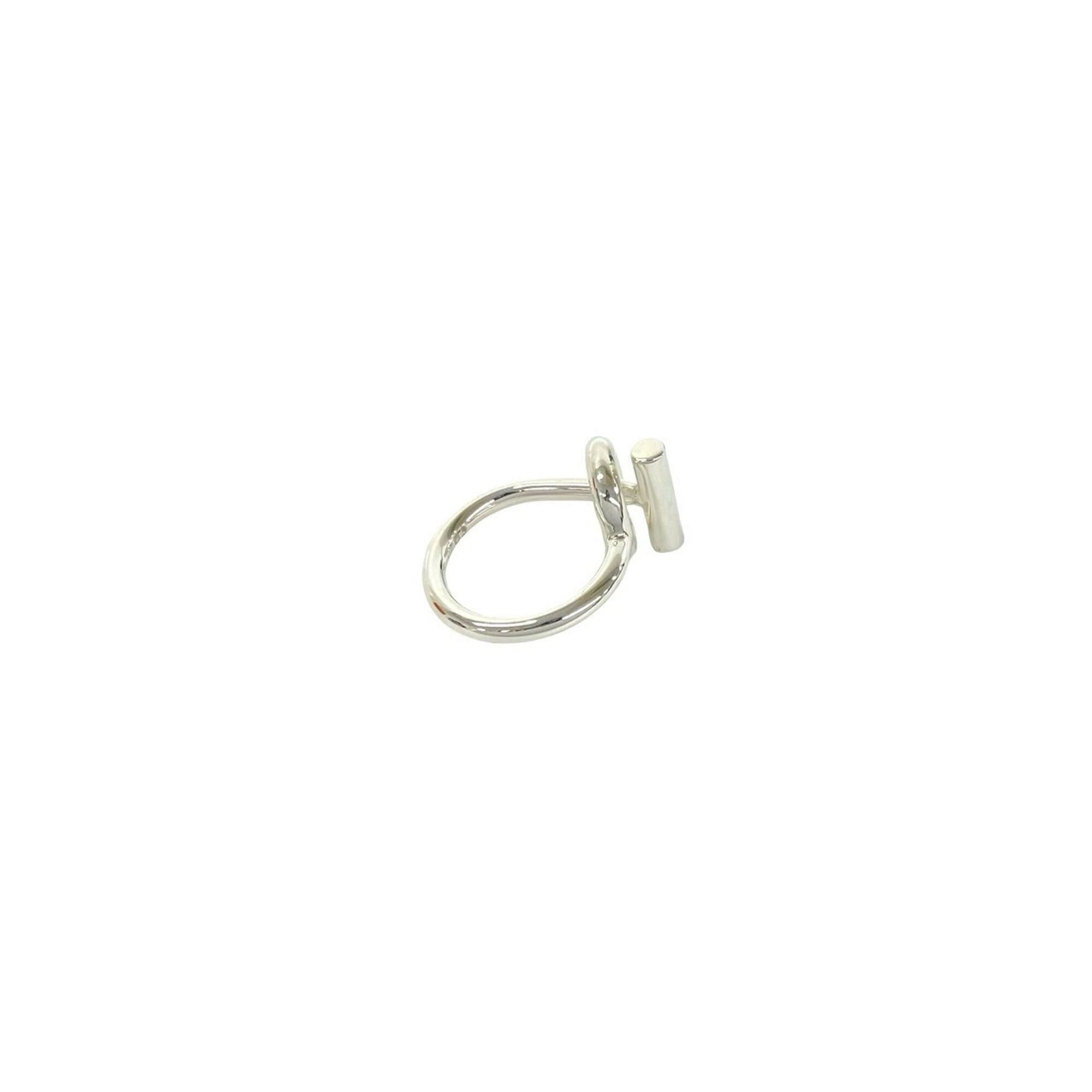 Hermes HERMES Echappé Ring, Sterling Silver 925, Men's Accessory, Silver, Item Number 37584 Size ONE SIZE - 5 Thumbnail