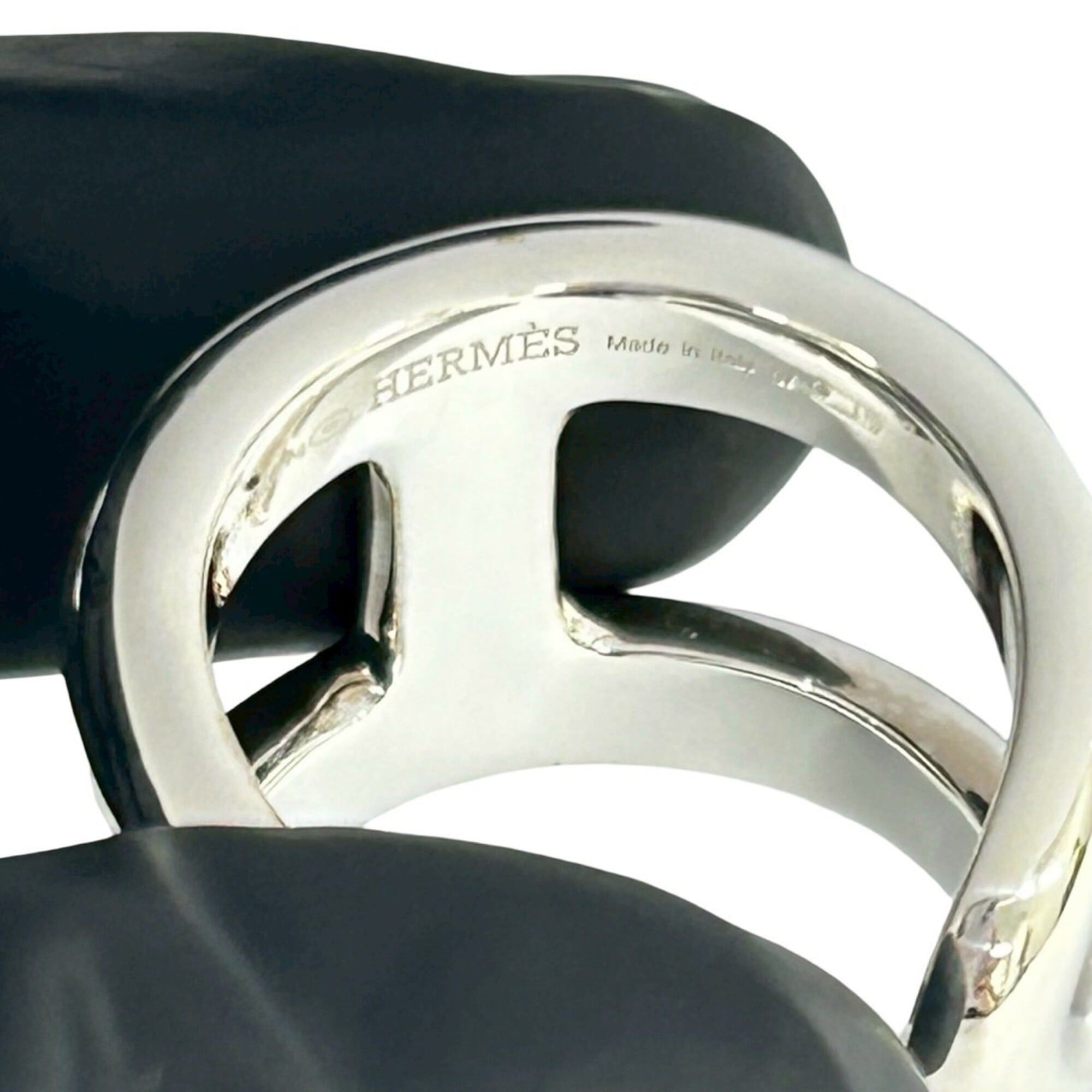 Hermes HERMES Osmo's GM Ring, Sterling Silver 925, Accessory, Men's & Women's, Silver, 84546 Size ONE SIZE - 3 Thumbnail
