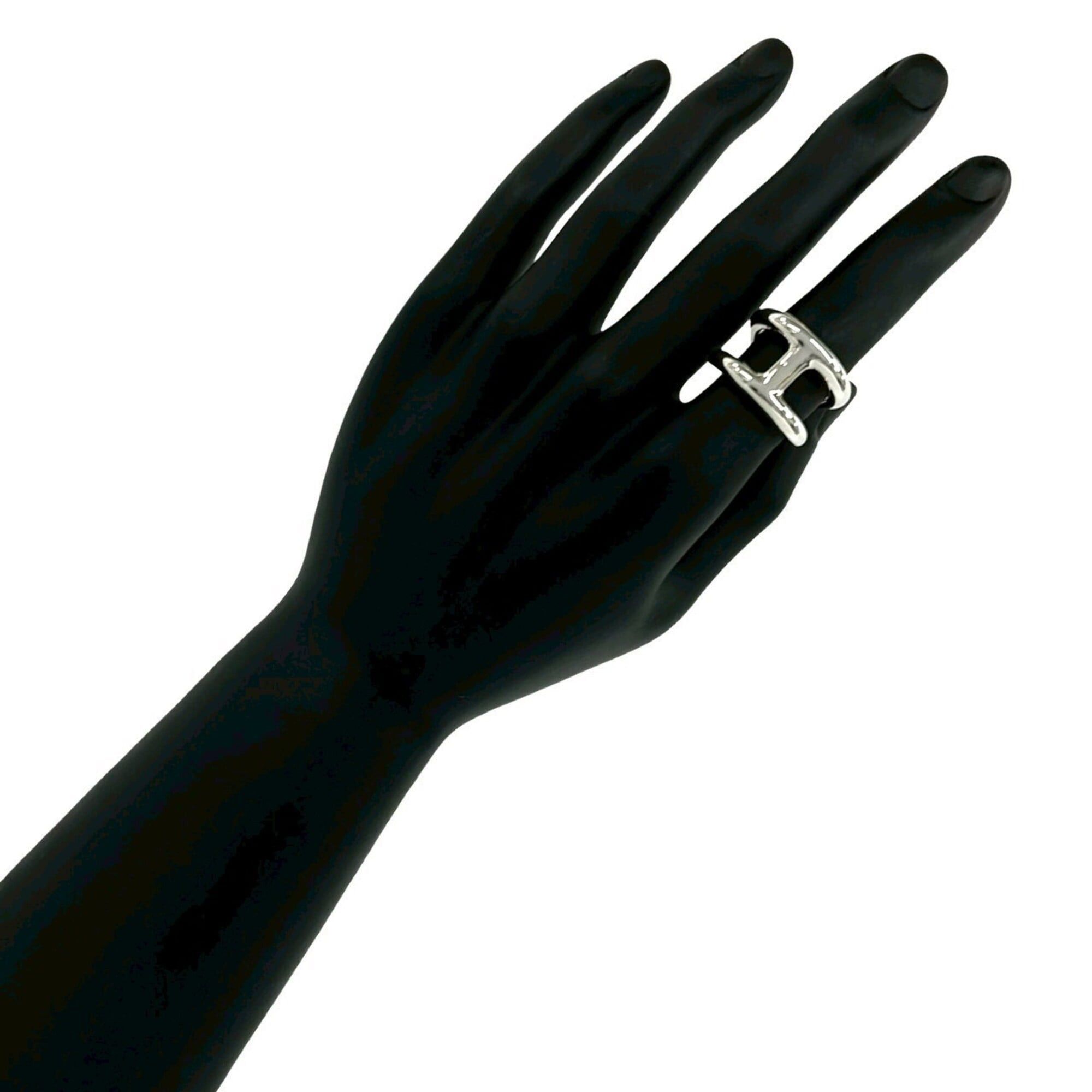 Hermes HERMES Osmo's GM Ring, Sterling Silver 925, Accessory, Men's & Women's, Silver, 84546 Size ONE SIZE - 2 Thumbnail