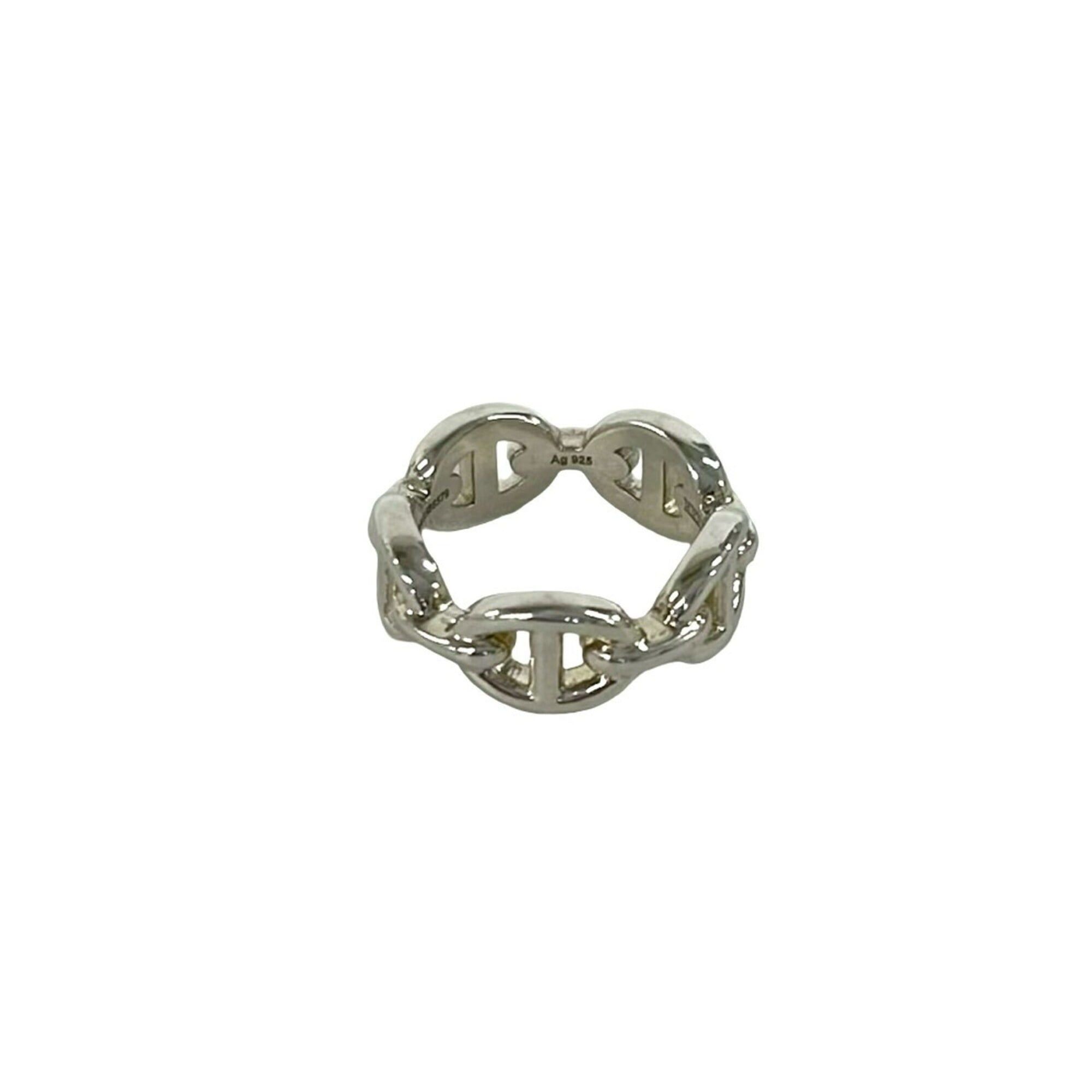 Hermes Hermes Enchainée Ring, Sterling Silver 925, Men's and Women's Accessory, Silver, 24234 Size ONE SIZE - 5 Thumbnail