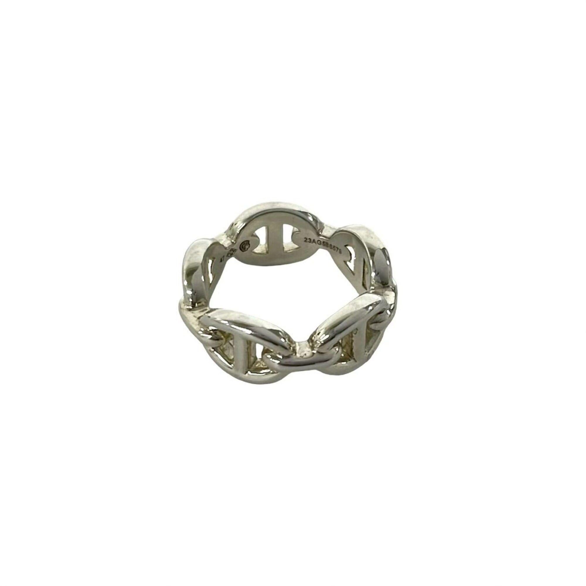 Hermes Hermes Enchainée Ring, Sterling Silver 925, Men's and Women's Accessory, Silver, 24234 Size ONE SIZE - 4 Thumbnail
