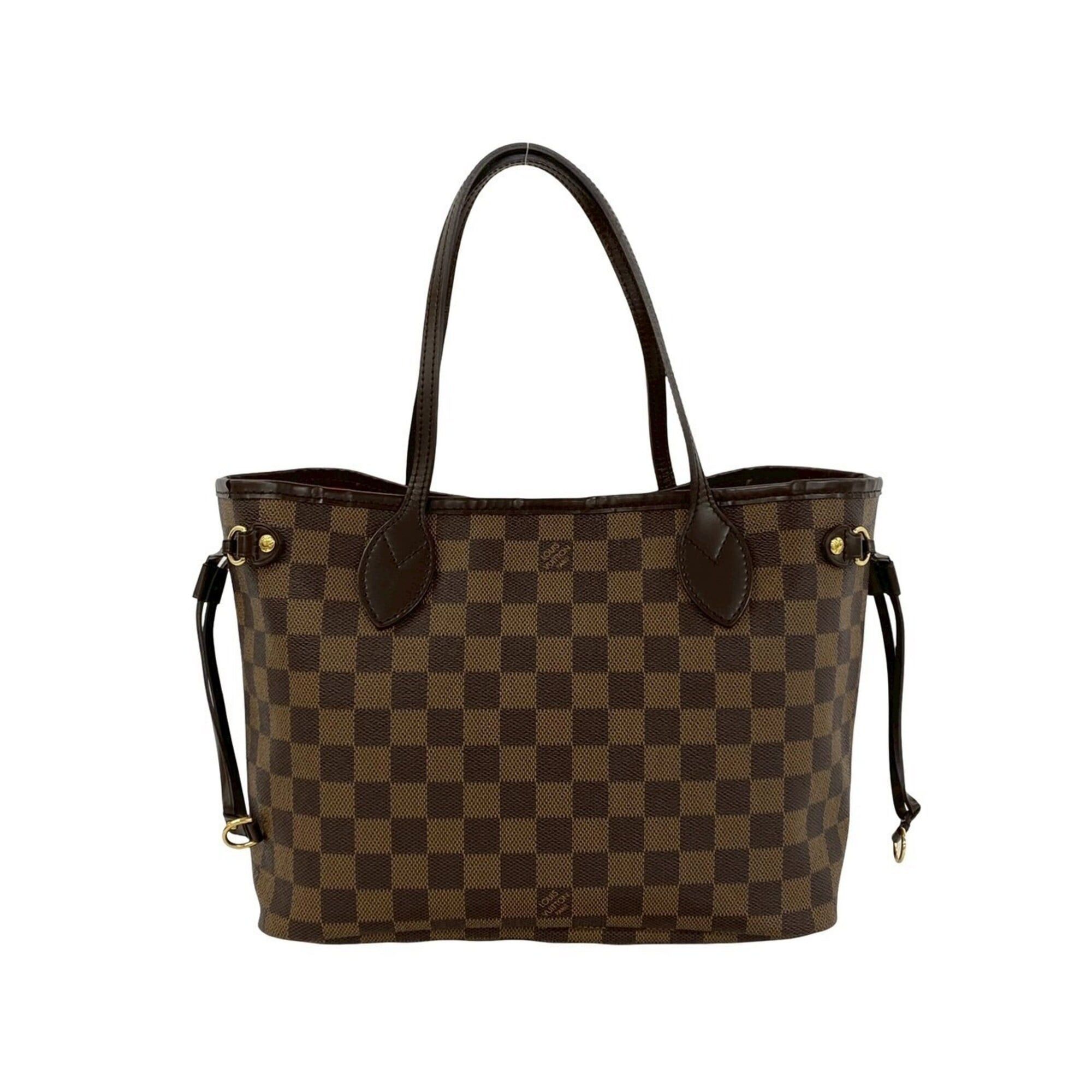 Louis Vuitton LOUIS VUITTON Neverfull PM Damier Pattern Leather Tote Bag Handbag Brown 19543 Size ONE SIZE - 3 Thumbnail