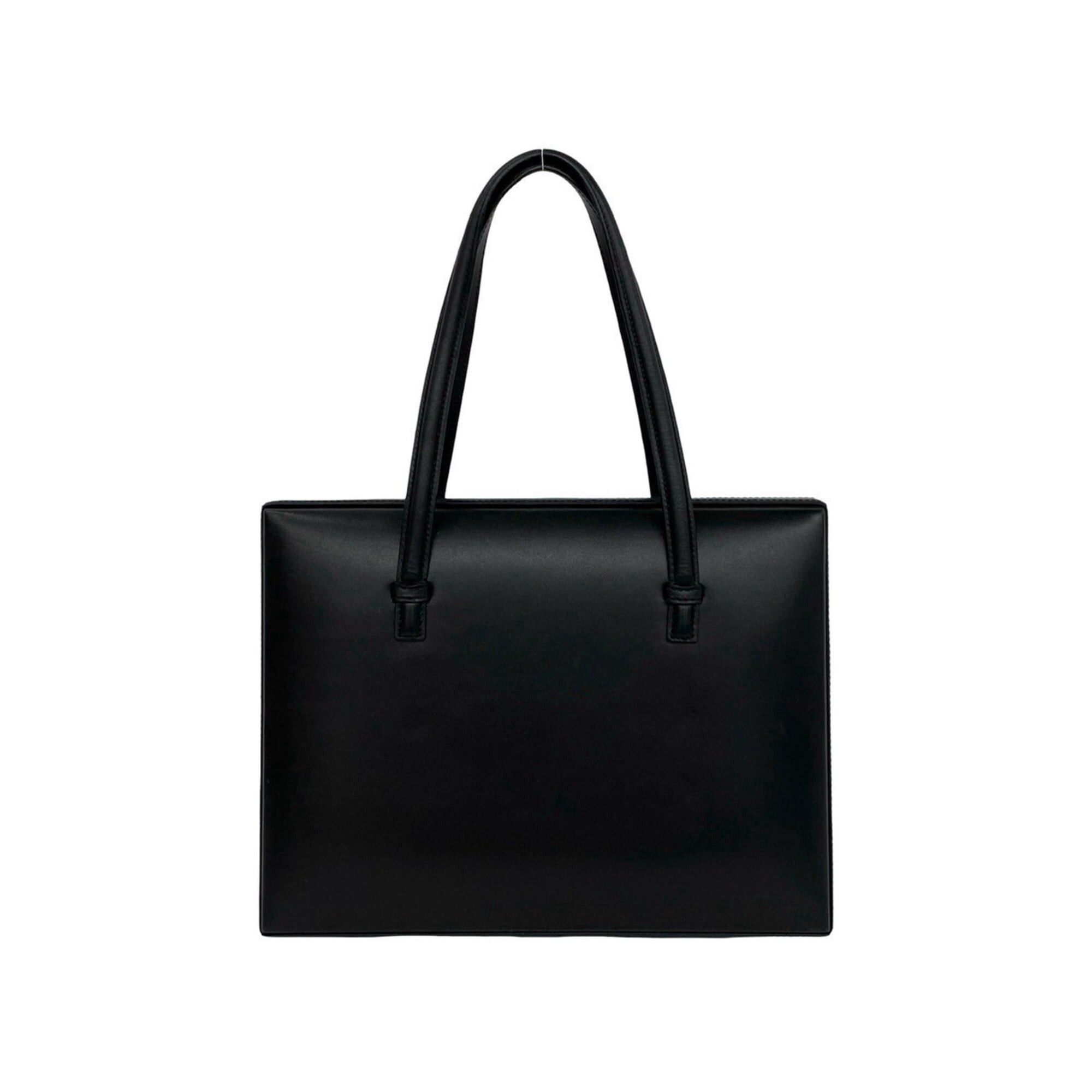 Loewe LOEWE Vintage Logo Embossed Leather Handbag, Boston Bag, Tote Black, Women's 20150 Size ONE SIZE - 3 Thumbnail