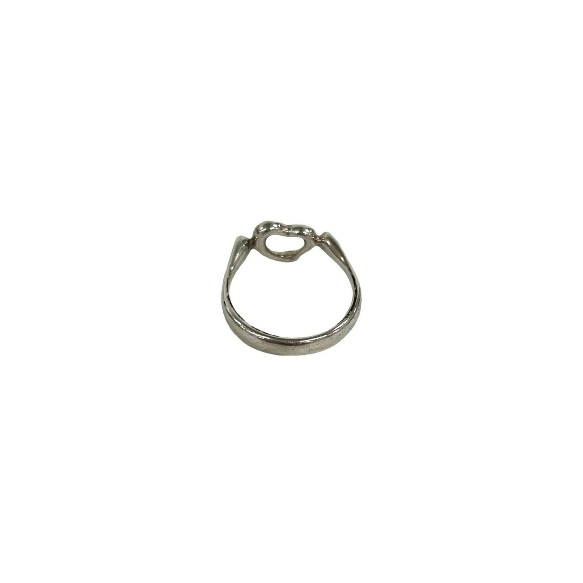 Tiffany & Co. TIFFANY&Co. Tiffany Open Heart Ring, Sterling Silver 925, Women's Accessory, Item Number 25624 Size ONE SIZE - 7 Thumbnail