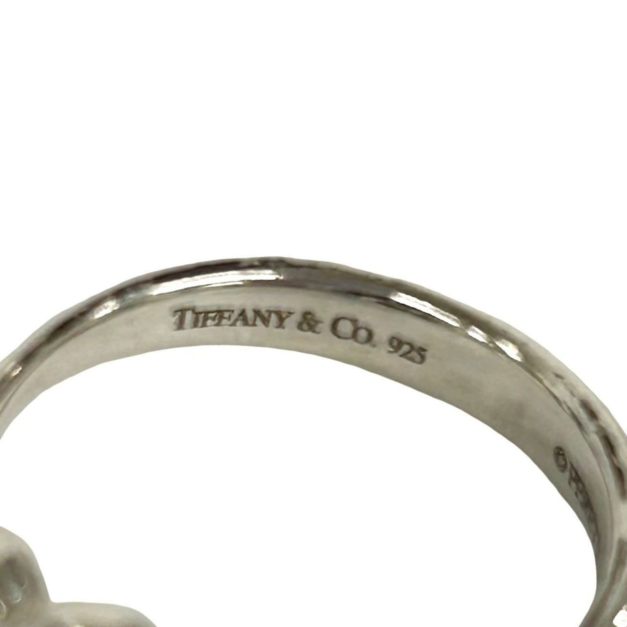 Tiffany & Co. TIFFANY&Co. Tiffany Open Heart Ring, Sterling Silver 925, Women's Accessory, Item Number 25624 Size ONE SIZE - 3 Thumbnail