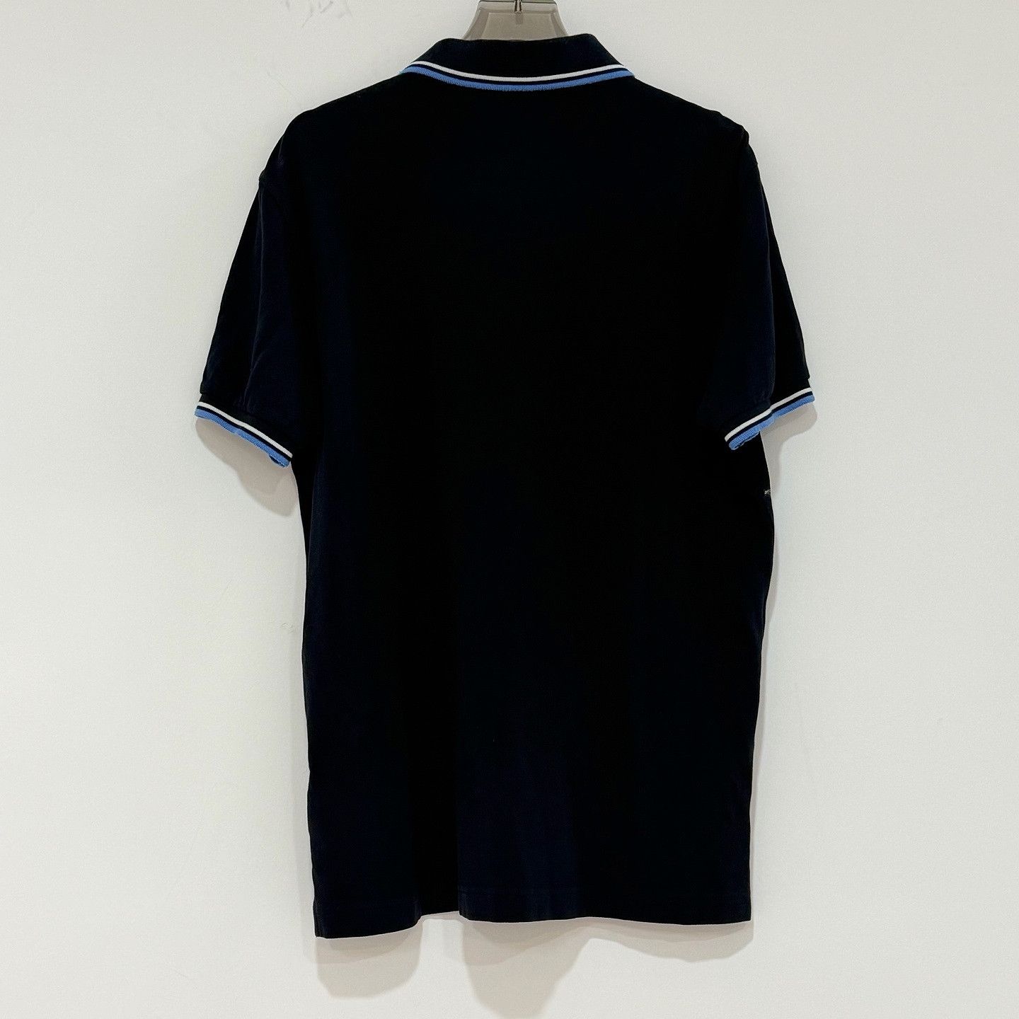 Prada Prada Logo Patch Polo Shirt Navy Size L Size US L / EU 52-54 / 3 - 2 Thumbnail