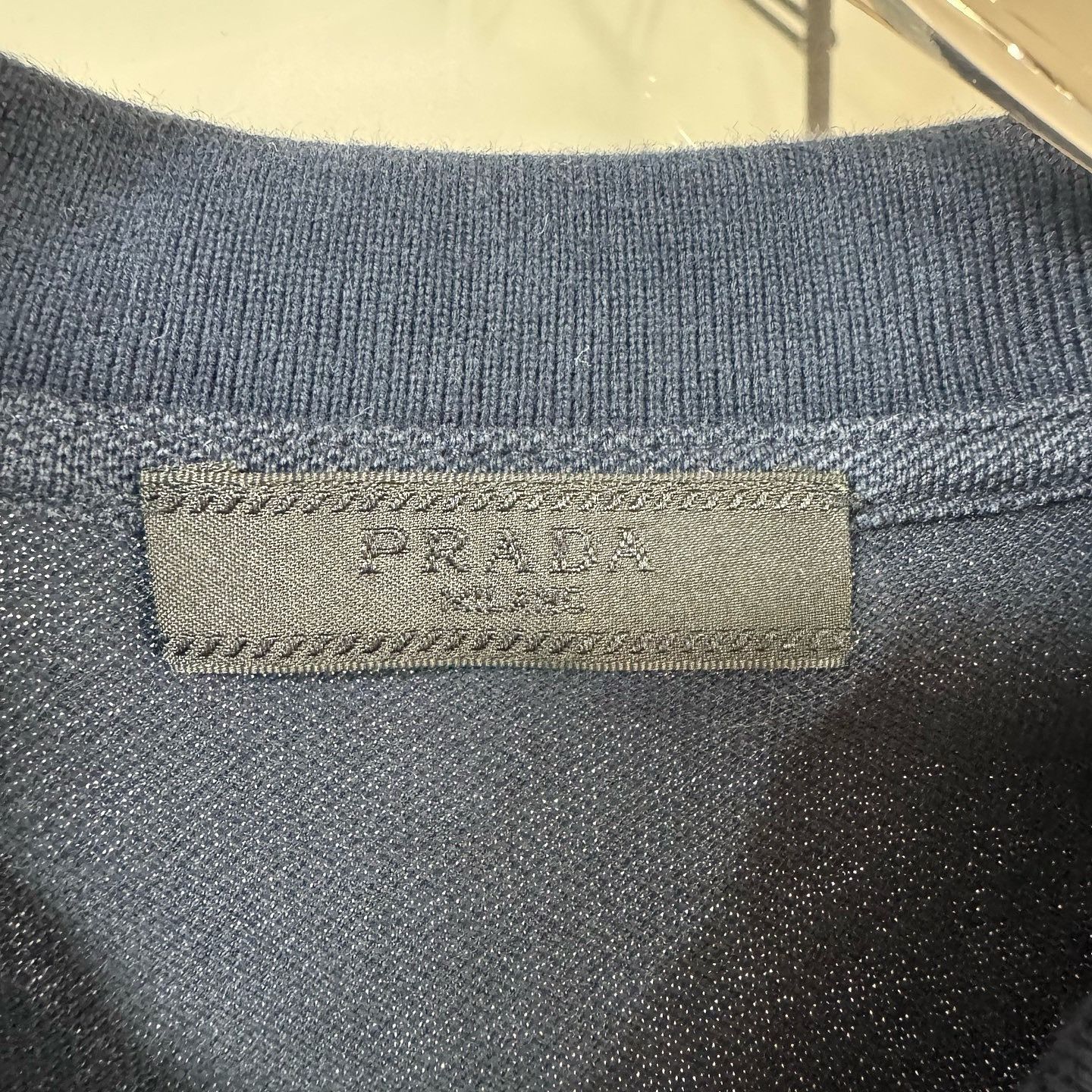 Prada Prada Striped Trim Polo Shirt XL Size US XL / EU 56 / 4 - 3 Thumbnail