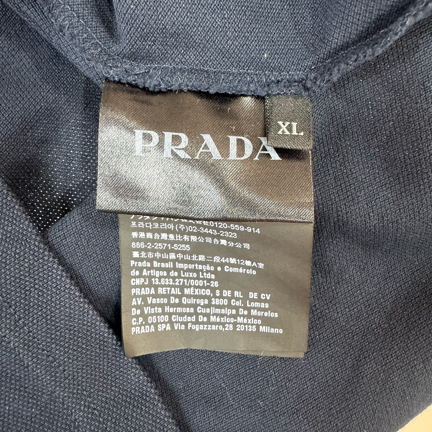 Prada Prada Striped Trim Polo Shirt XL Size US XL / EU 56 / 4 - 4 Thumbnail