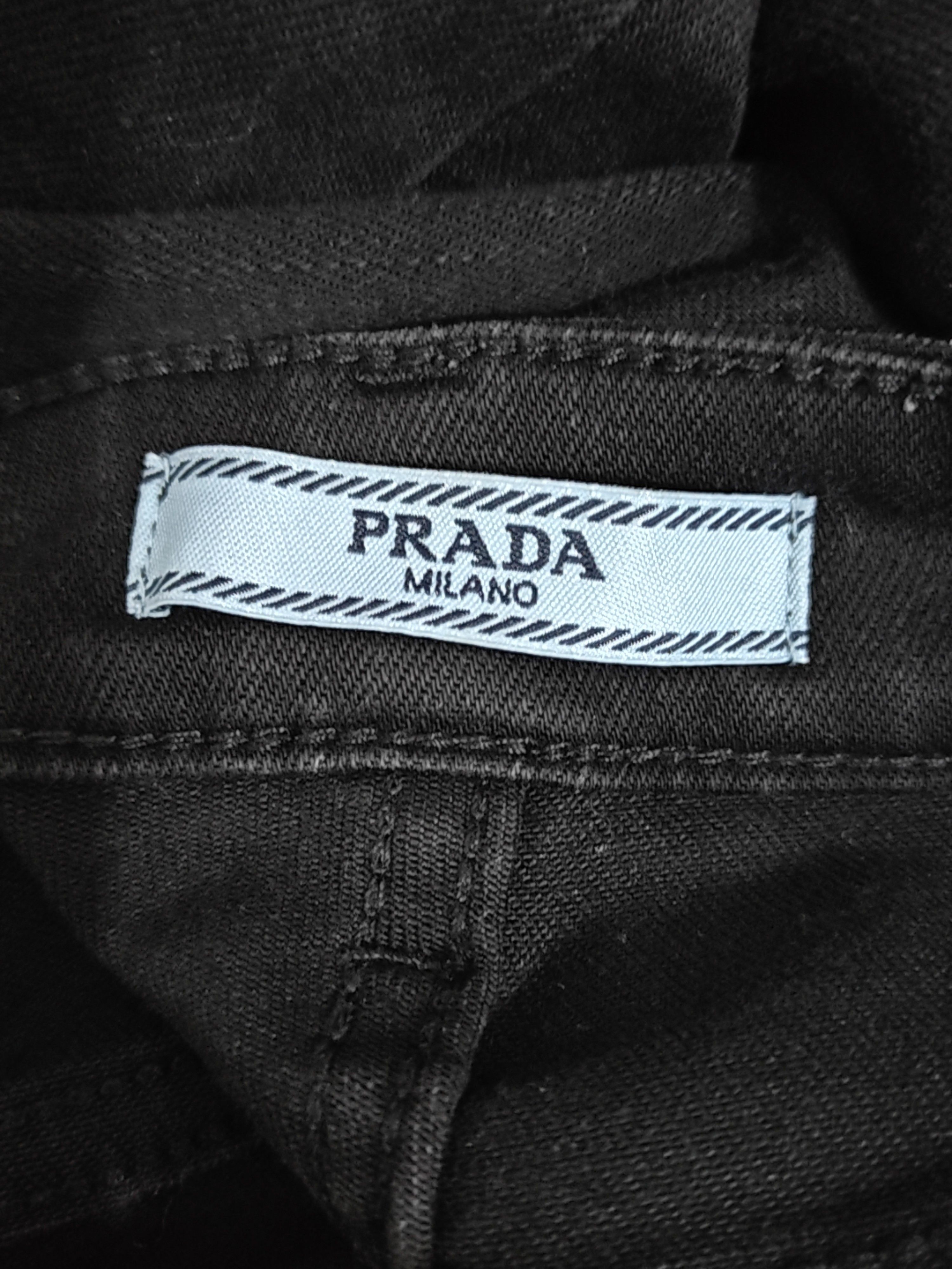 Prada Prada Black Denim Jeans Size 26 Size US 26 / EU 42 - 3 Thumbnail