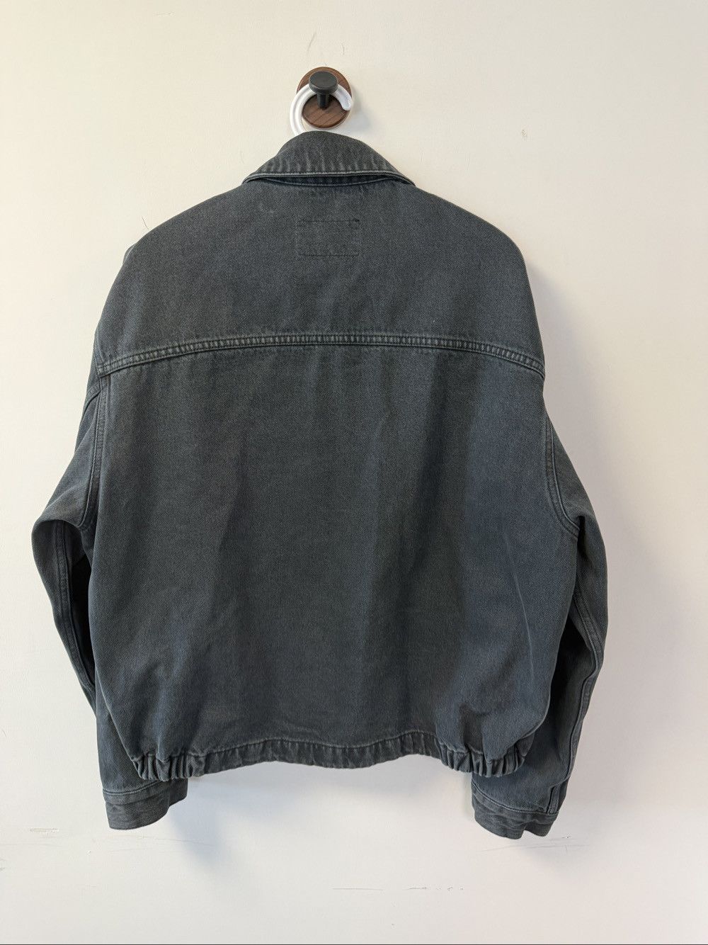 Prada Prada Logo Plaque Zip-up Denim Jacket Size L Size US L / EU 52-54 / 3 - 2 Thumbnail