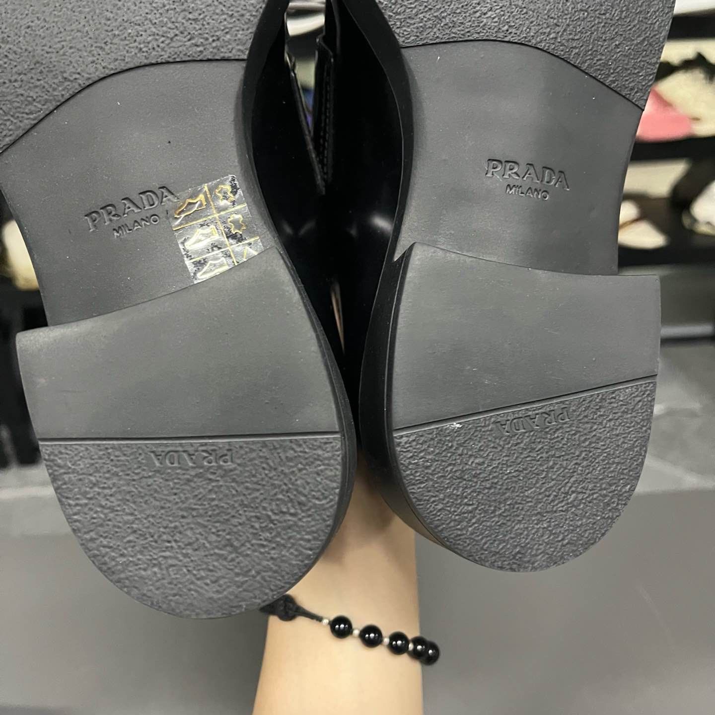 Prada Prada Leather Platform Loafers Size 39 Size US 9 / IT 39 - 7 Thumbnail