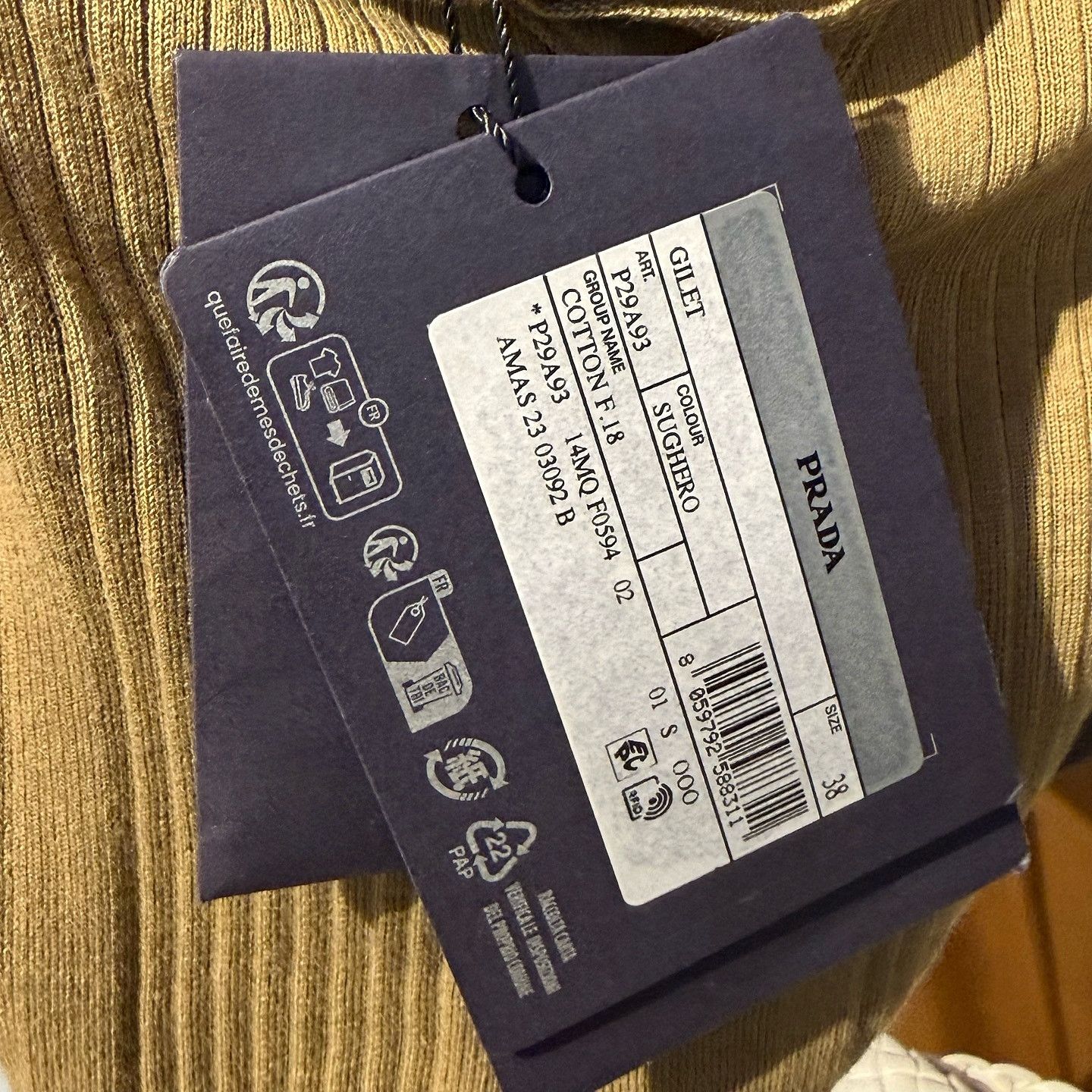 Prada Prada Ribbed Buttoned Halter Top Size 38 Size XS / US 0-2 / IT 36-38 - 5 Thumbnail