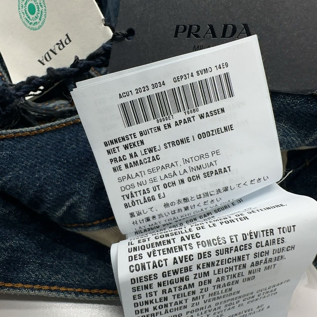Prada Prada Blue Denim Jeans Size 31 Size US 31 - 6 Thumbnail