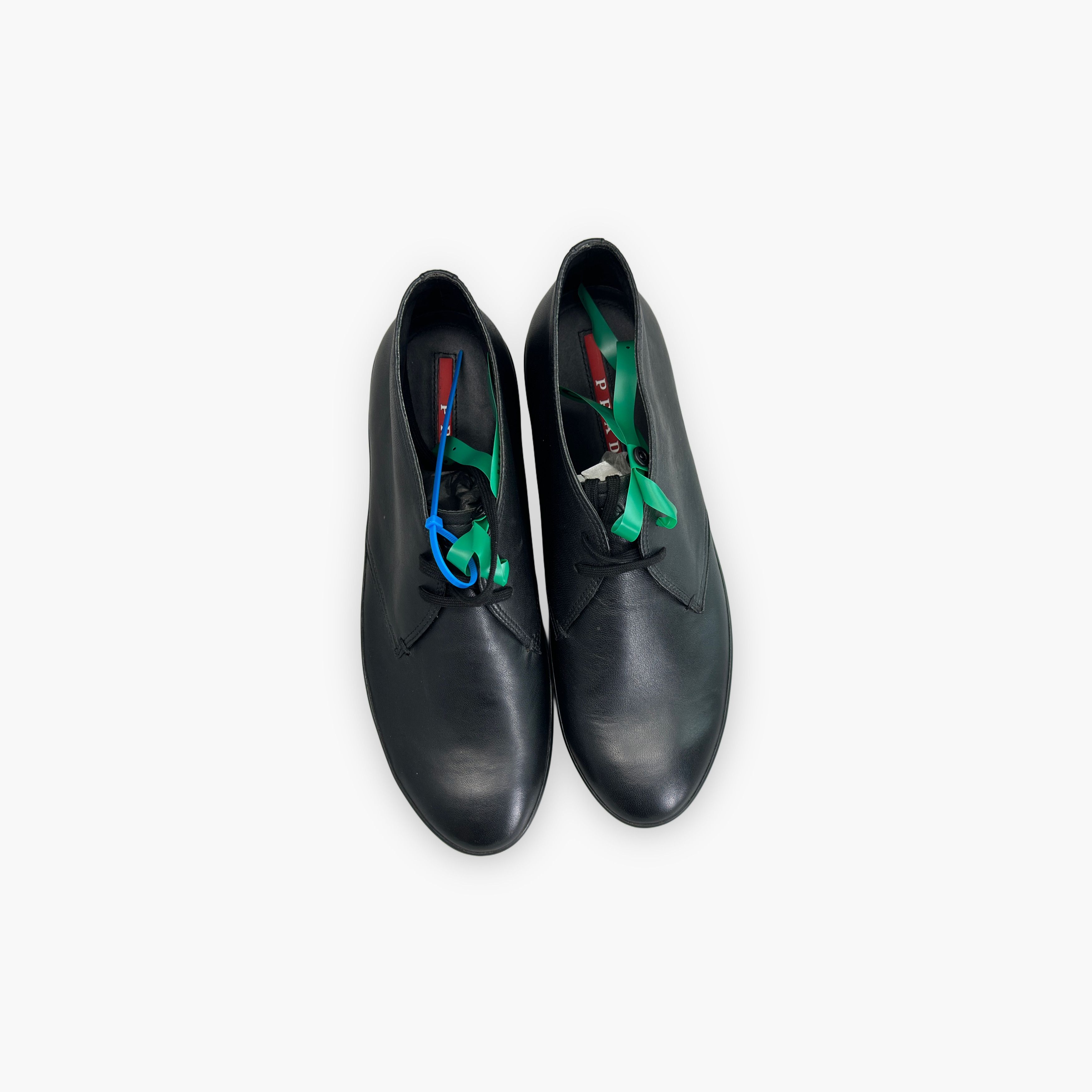 Prada Prada Black Leather Casual Shoes Size 8 Size US 8 / EU 41 - 9 Thumbnail