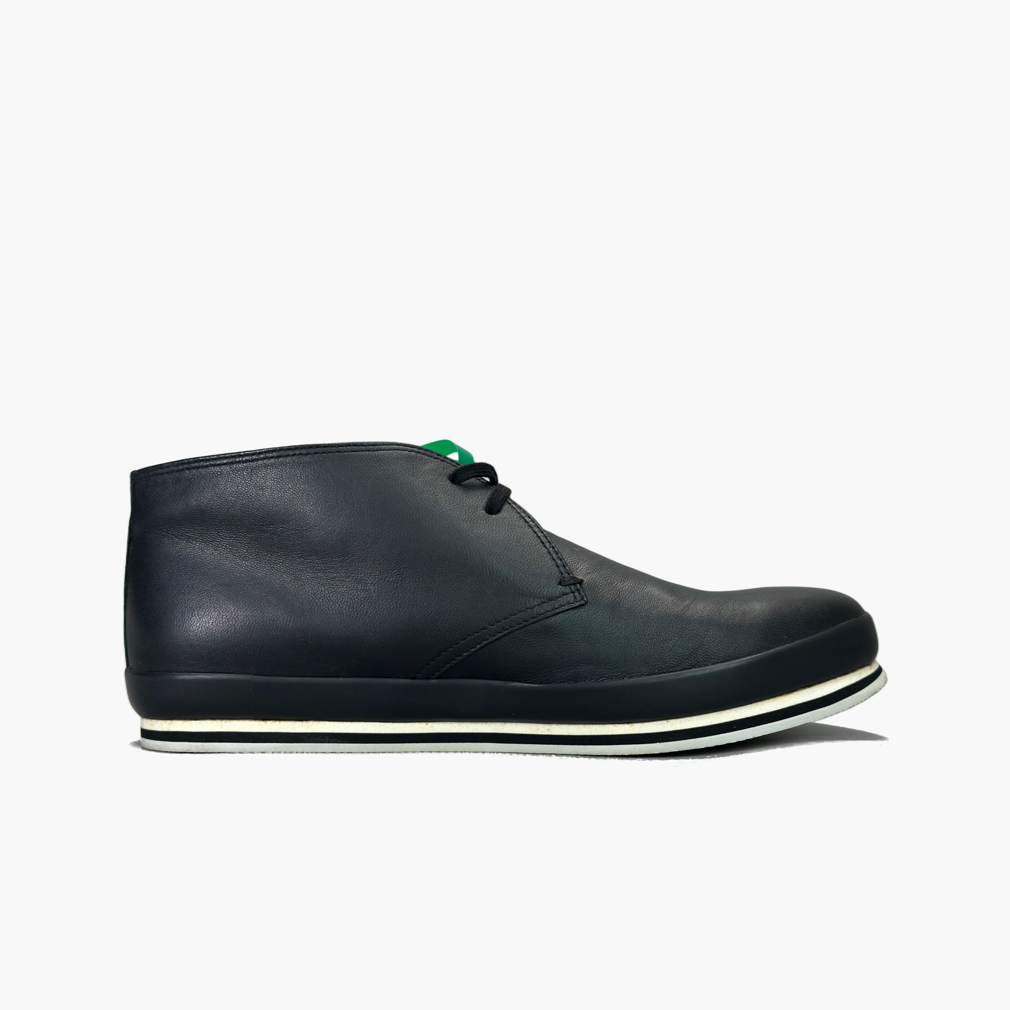 Prada Prada Black Leather Casual Shoes Size 8 Size US 8 / EU 41 - 2 Thumbnail