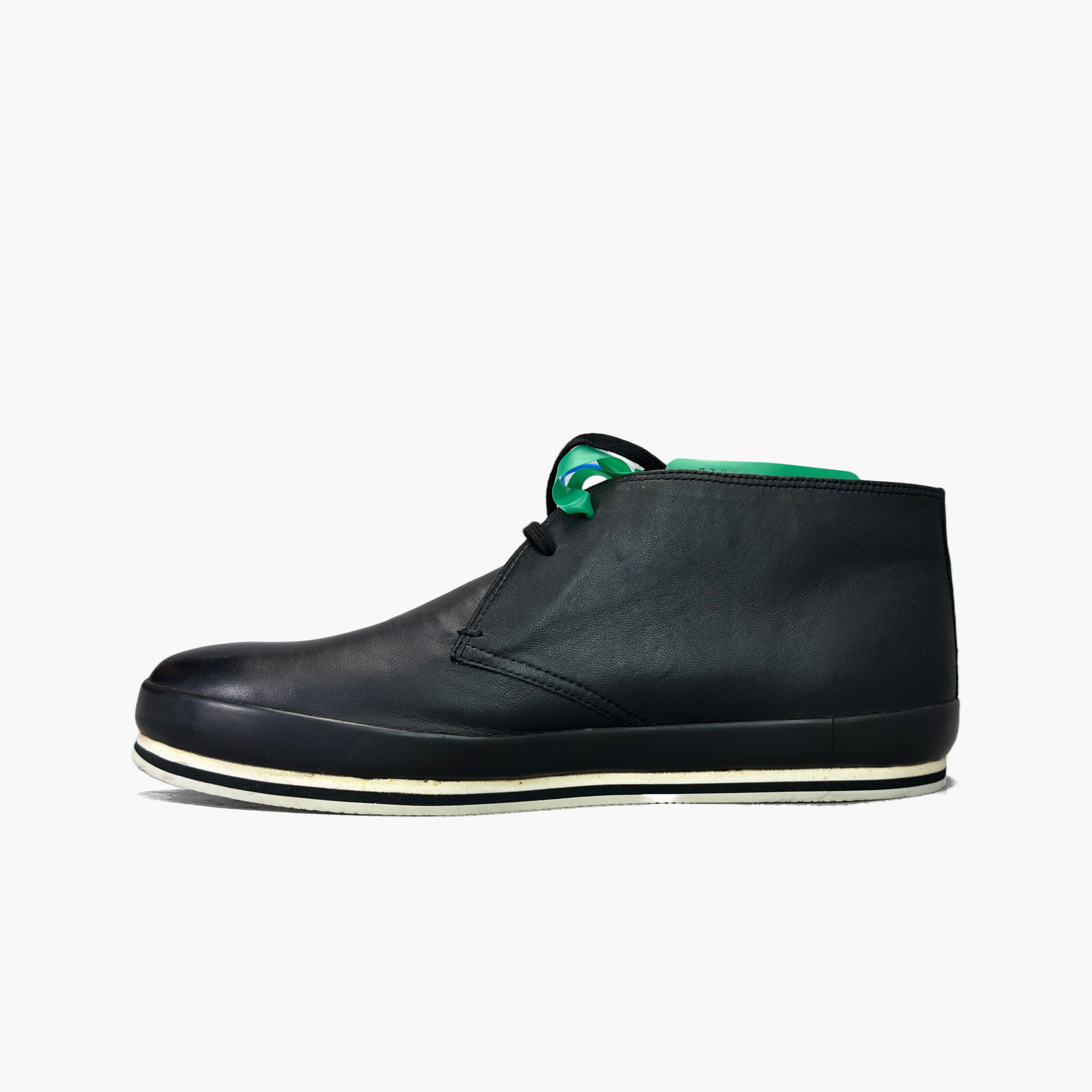 Prada Prada Black Leather Casual Shoes Size 8 Size US 8 / EU 41 - 3 Thumbnail
