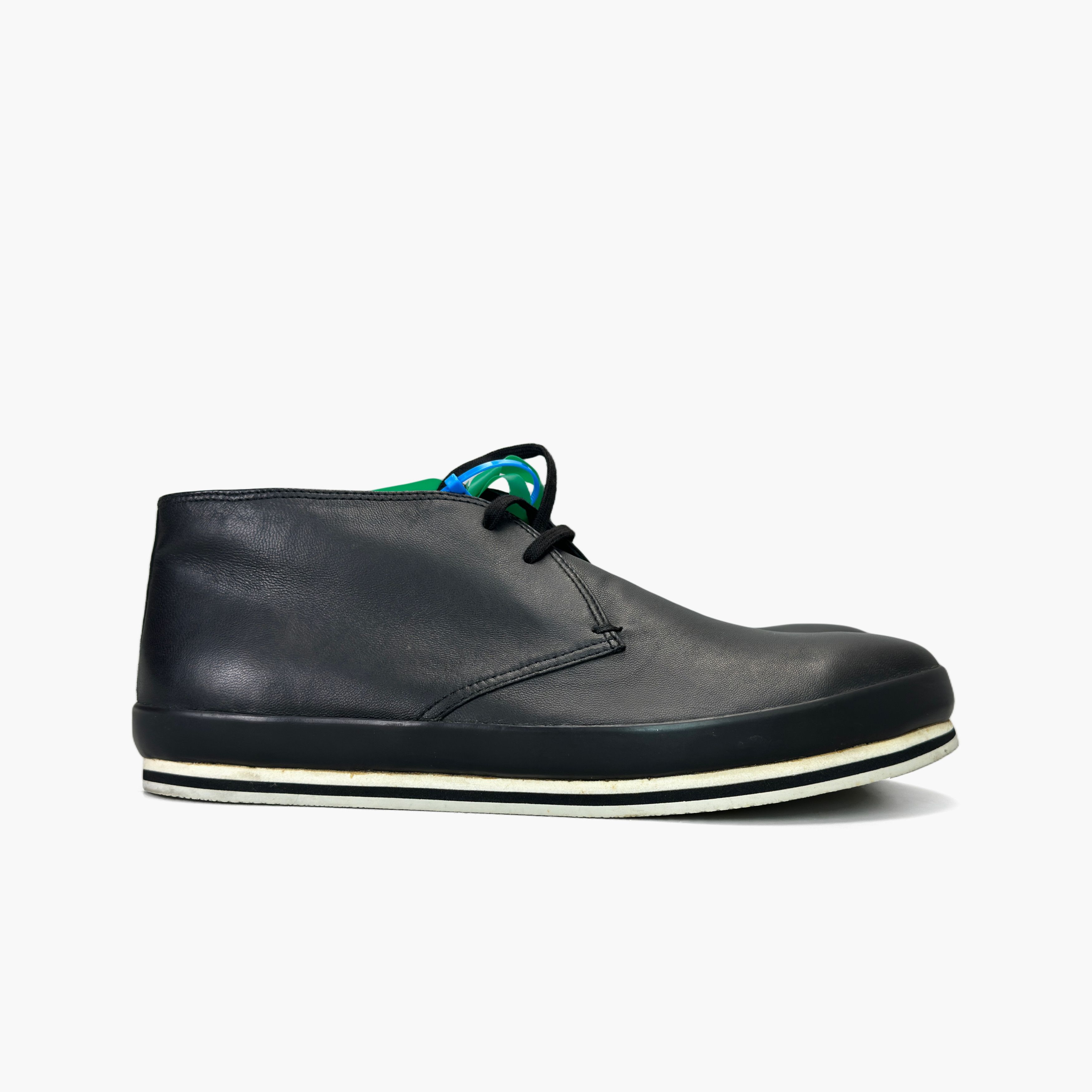 Prada Prada Black Leather Casual Shoes Size 8 Size US 8 / EU 41 - 4 Thumbnail