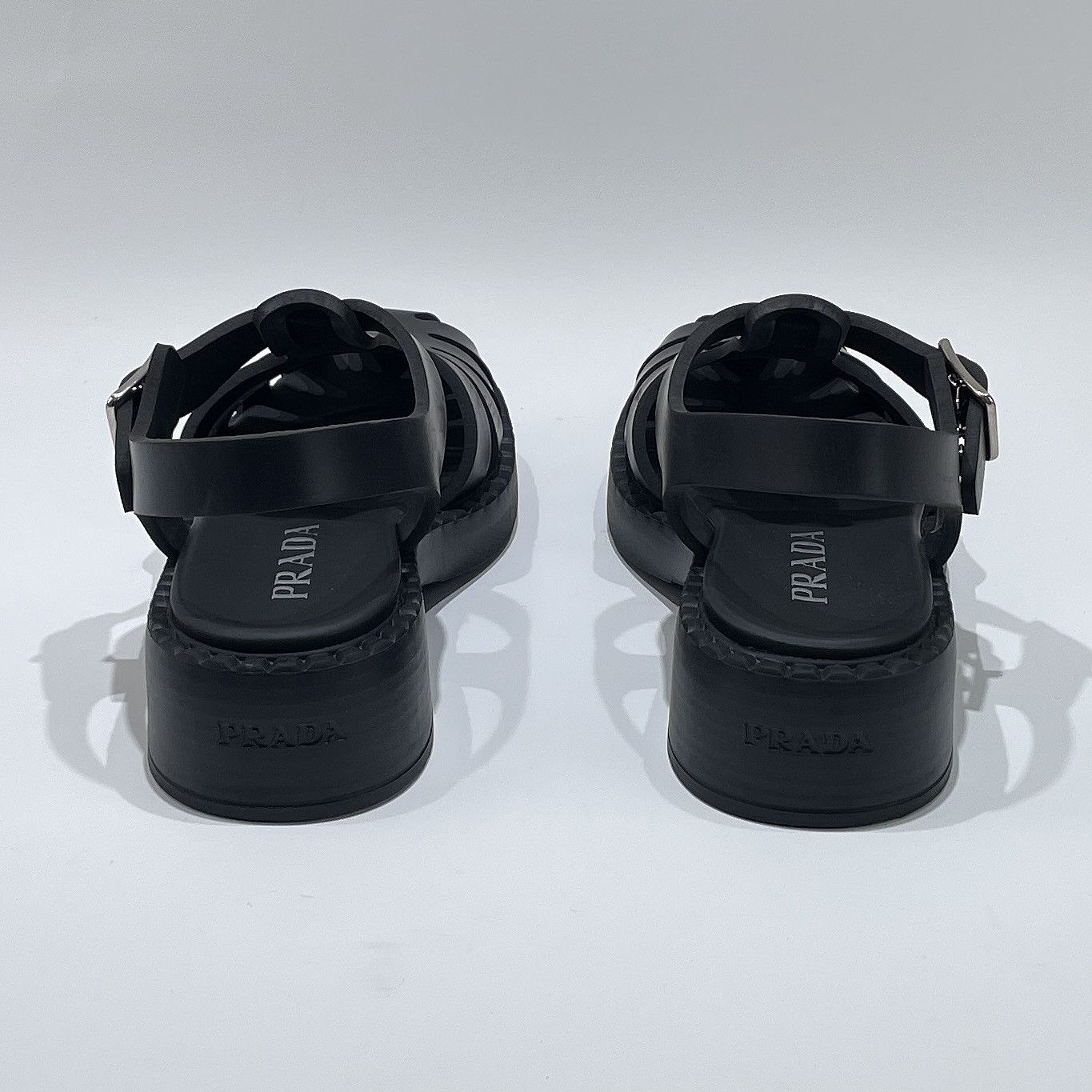 Prada Prada Logo Plaque Sandals Size 37 Size US 7 / IT 37 - 3 Thumbnail