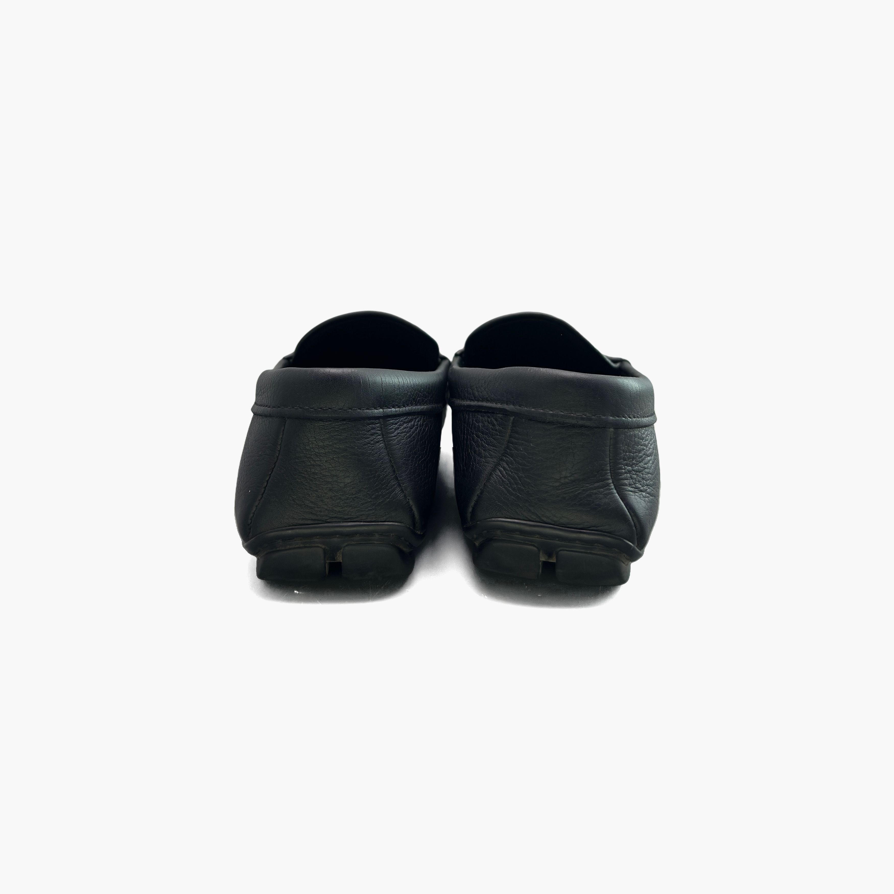 Prada PRADA Logo Leather Loafers Size 7 Size US 7 / EU 40 - 6 Thumbnail
