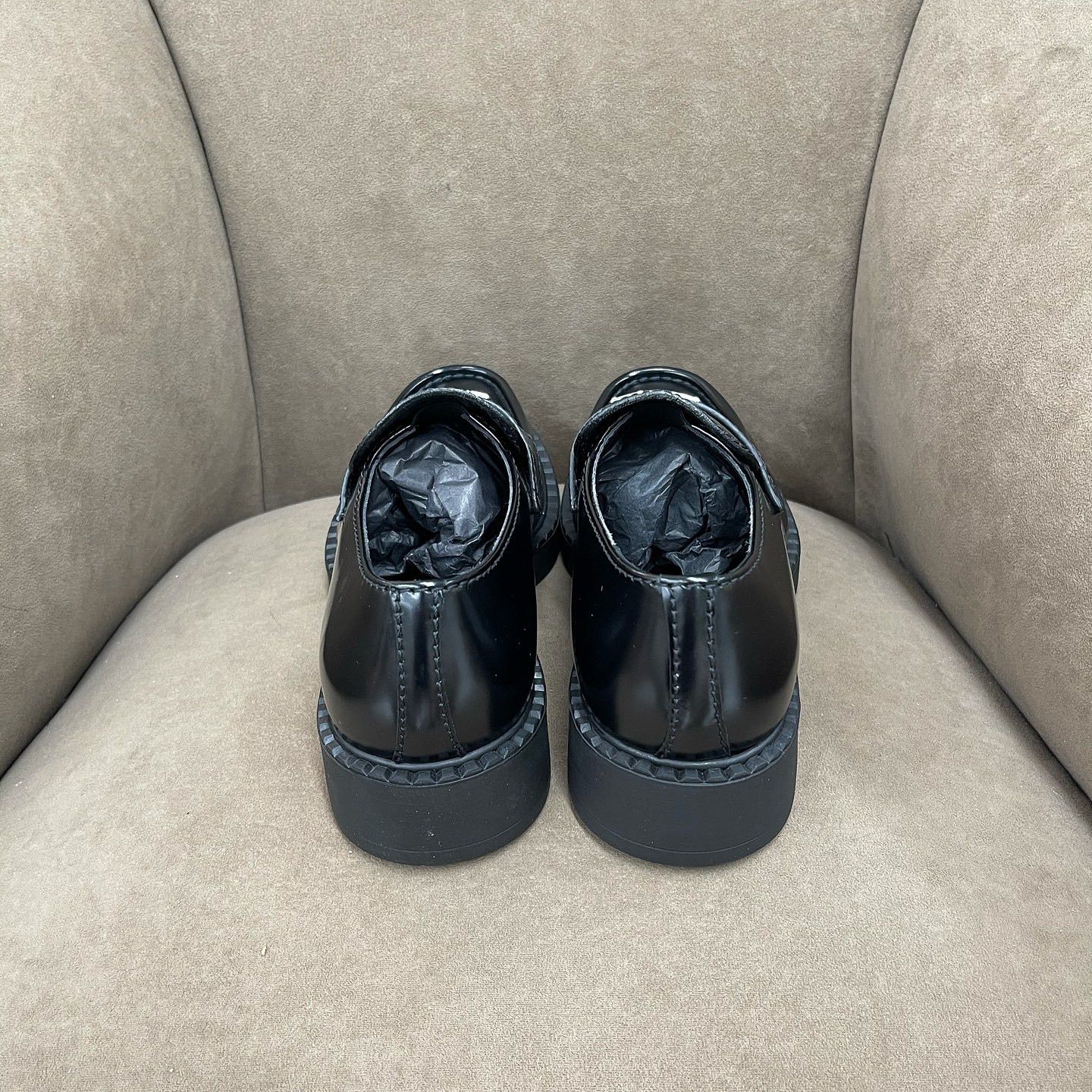 Prada Prada Chocolate Brushed Leather Loafers US 8 Size US 8 / EU 41 - 3 Thumbnail